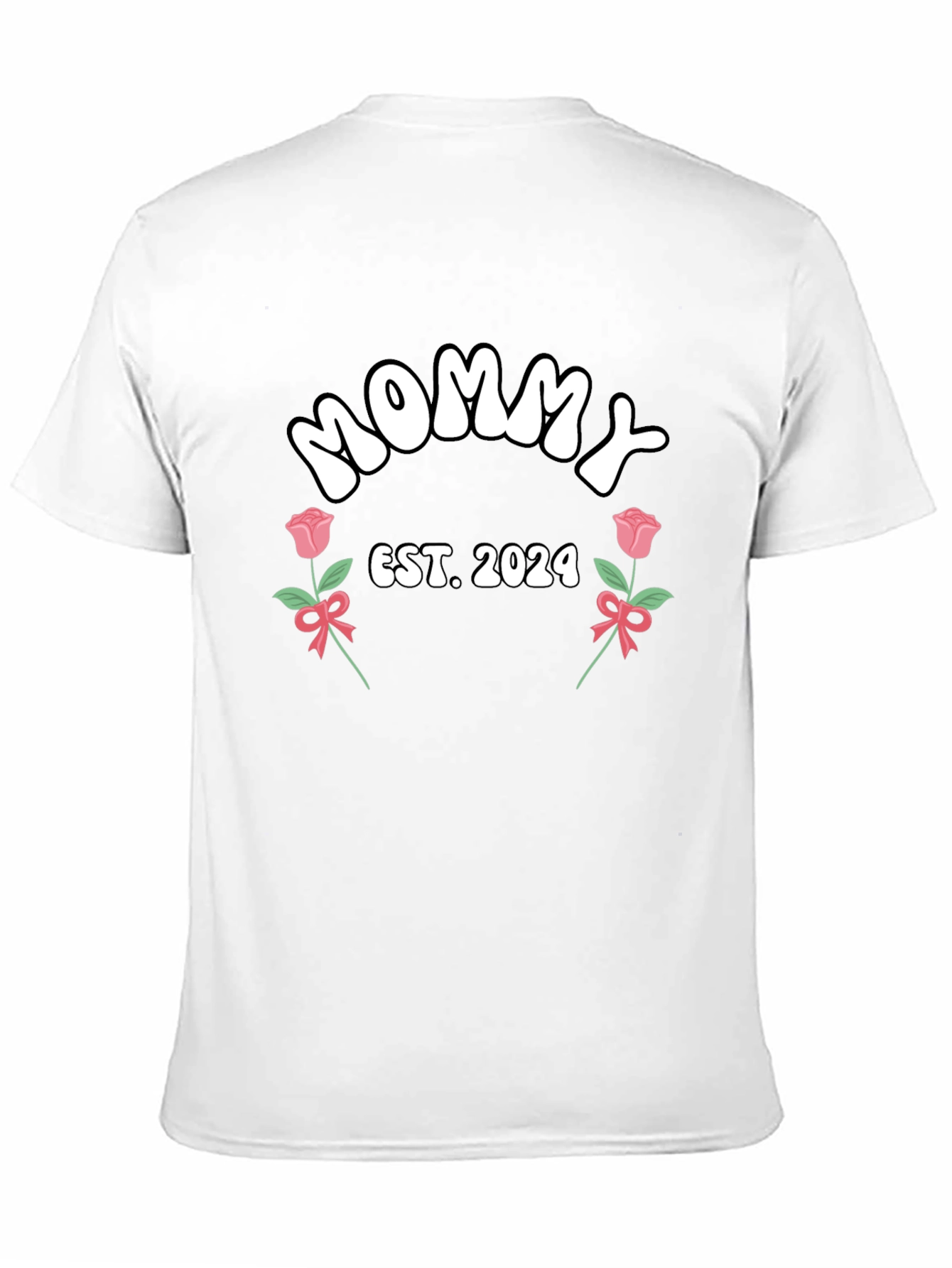 Mommy Est. 2024 Graphic Tee - New Mom Shirt