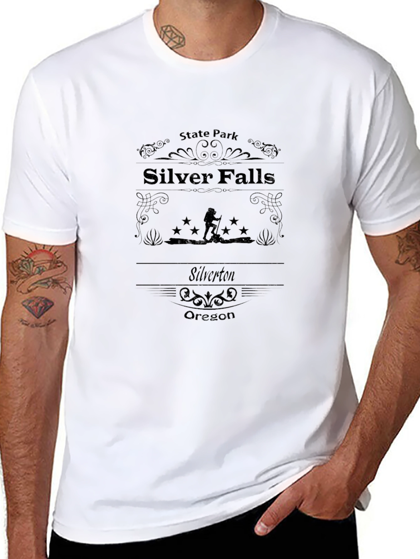 Silver Falls State Park Oregon Graphic Tee