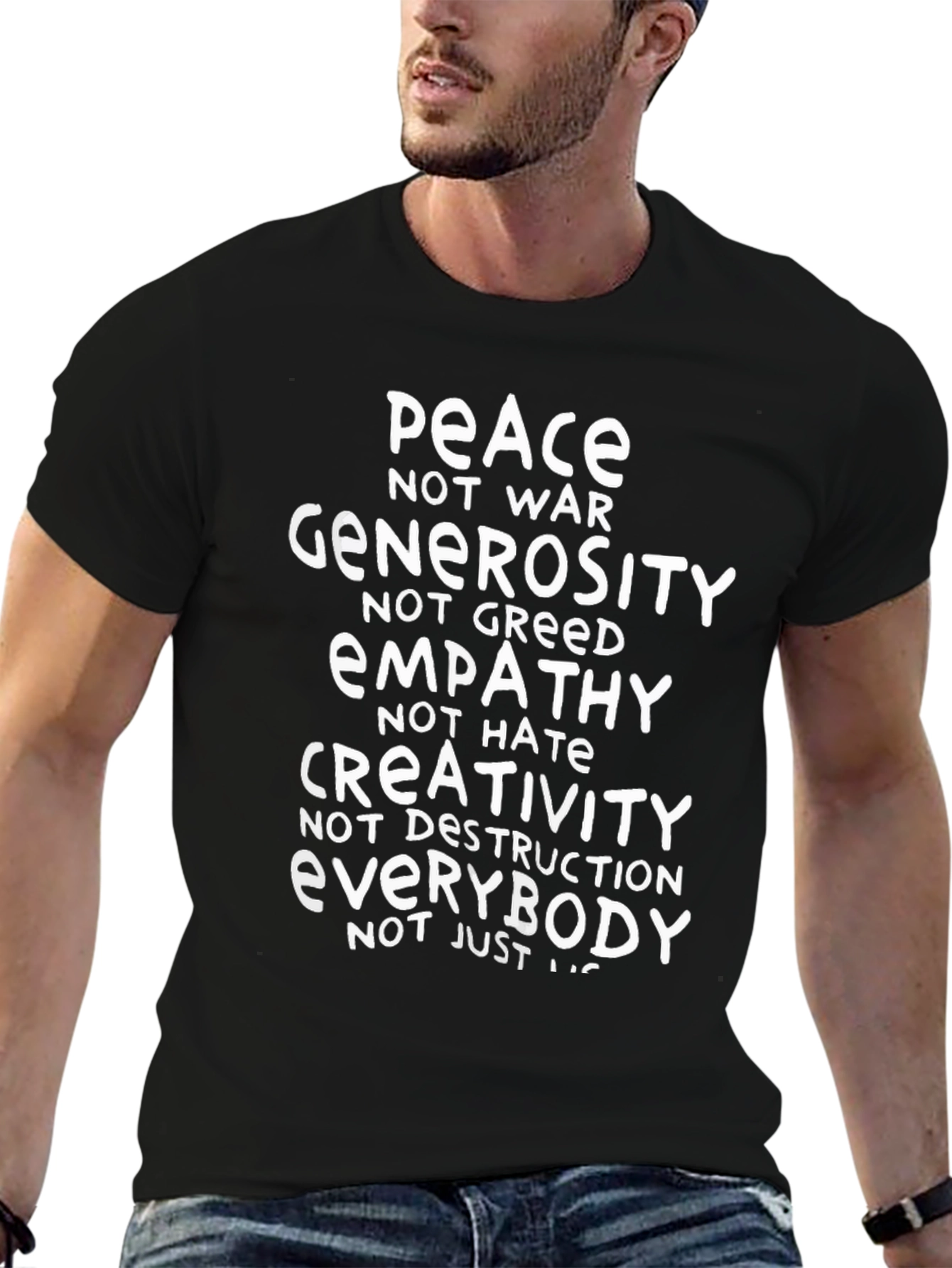 Peace Not War Graphic Tee