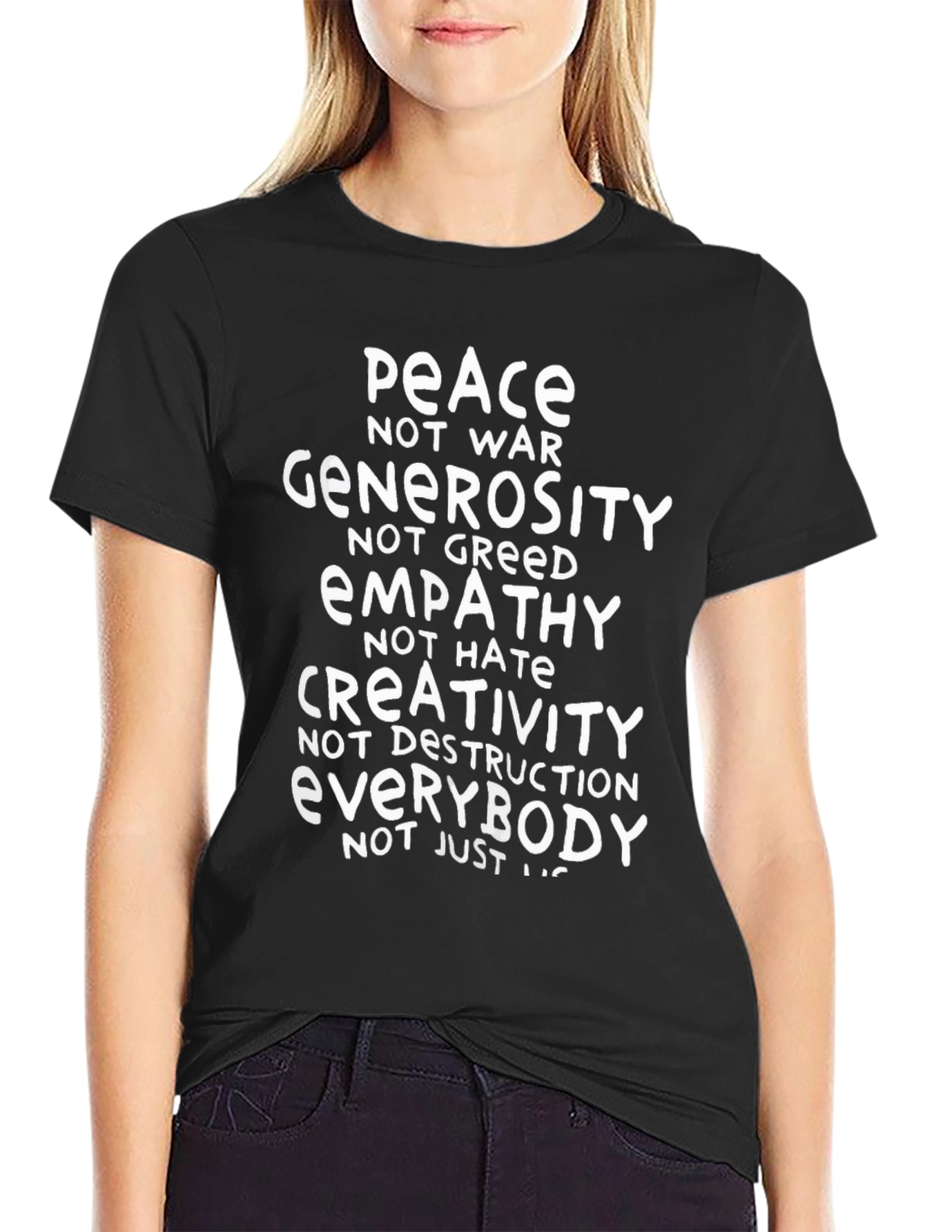 Peace Not War Graphic Tee