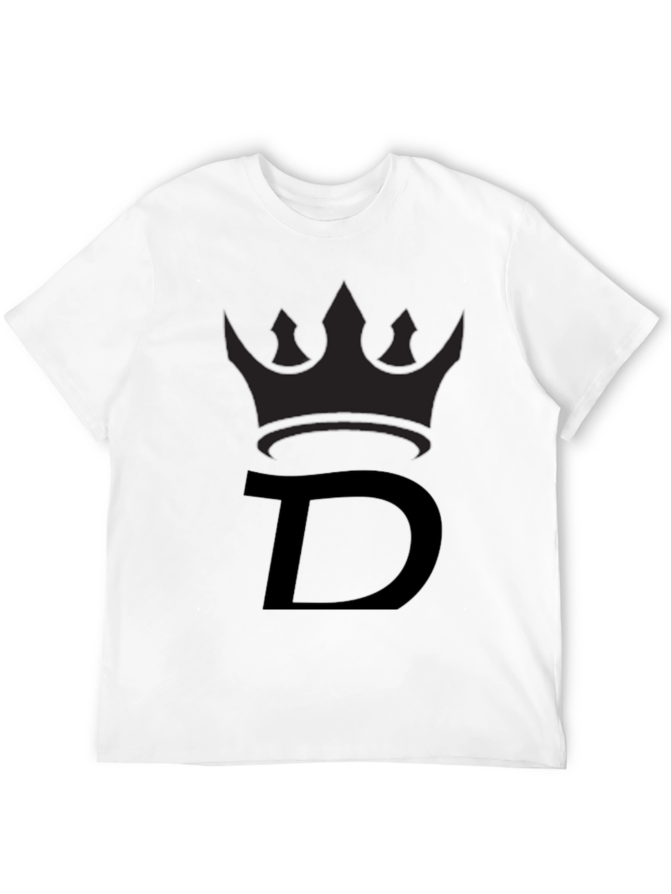 King D Black T-Shirt - Premium Cotton Blend