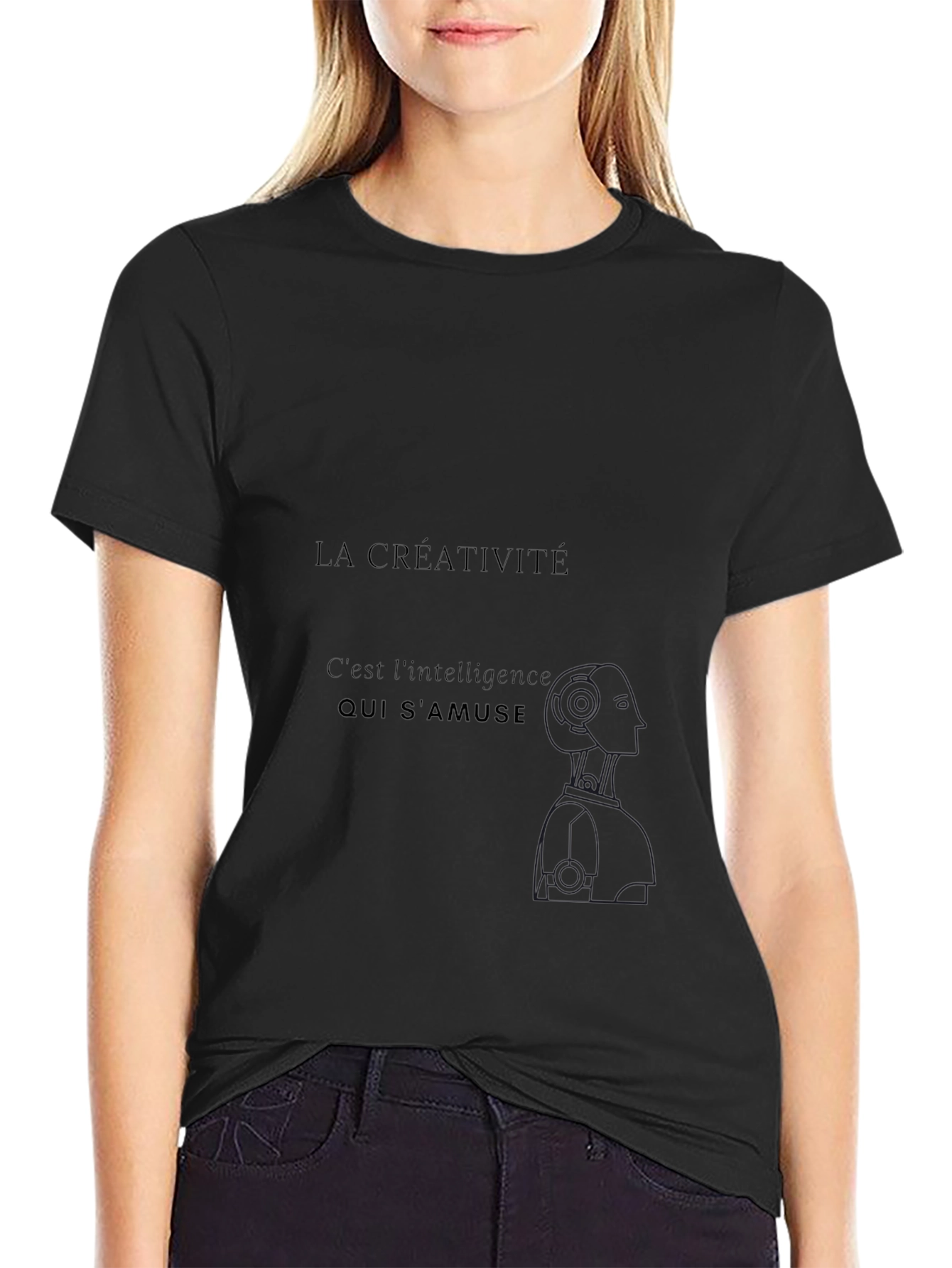 Creative AI Black T-Shirt