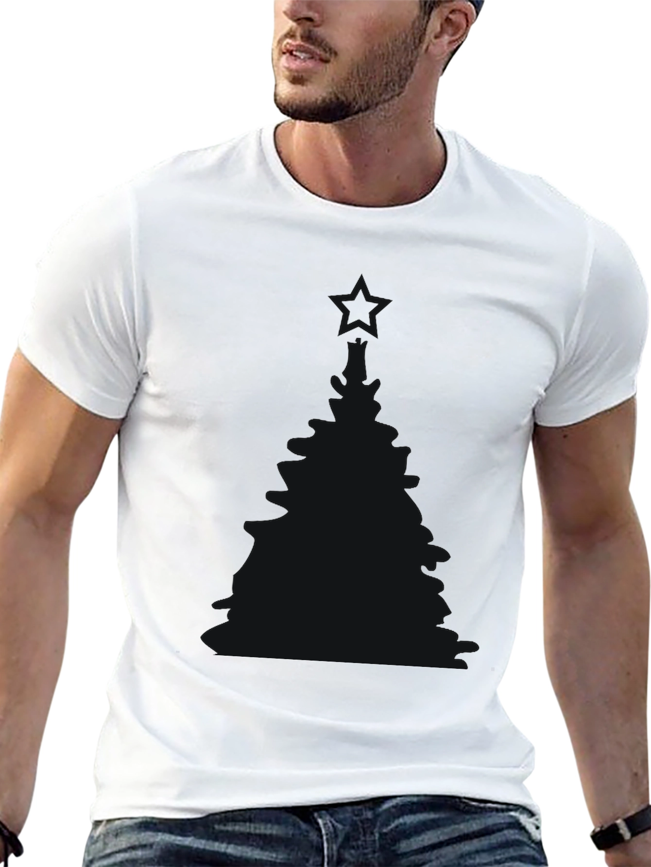 Classic Solid Black Crew Neck T-Shirt