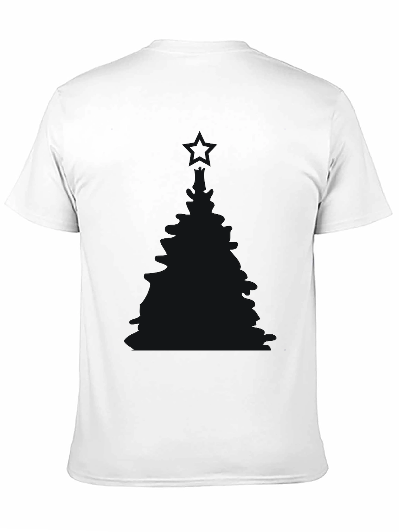 Classic Solid Black Crew Neck T-Shirt