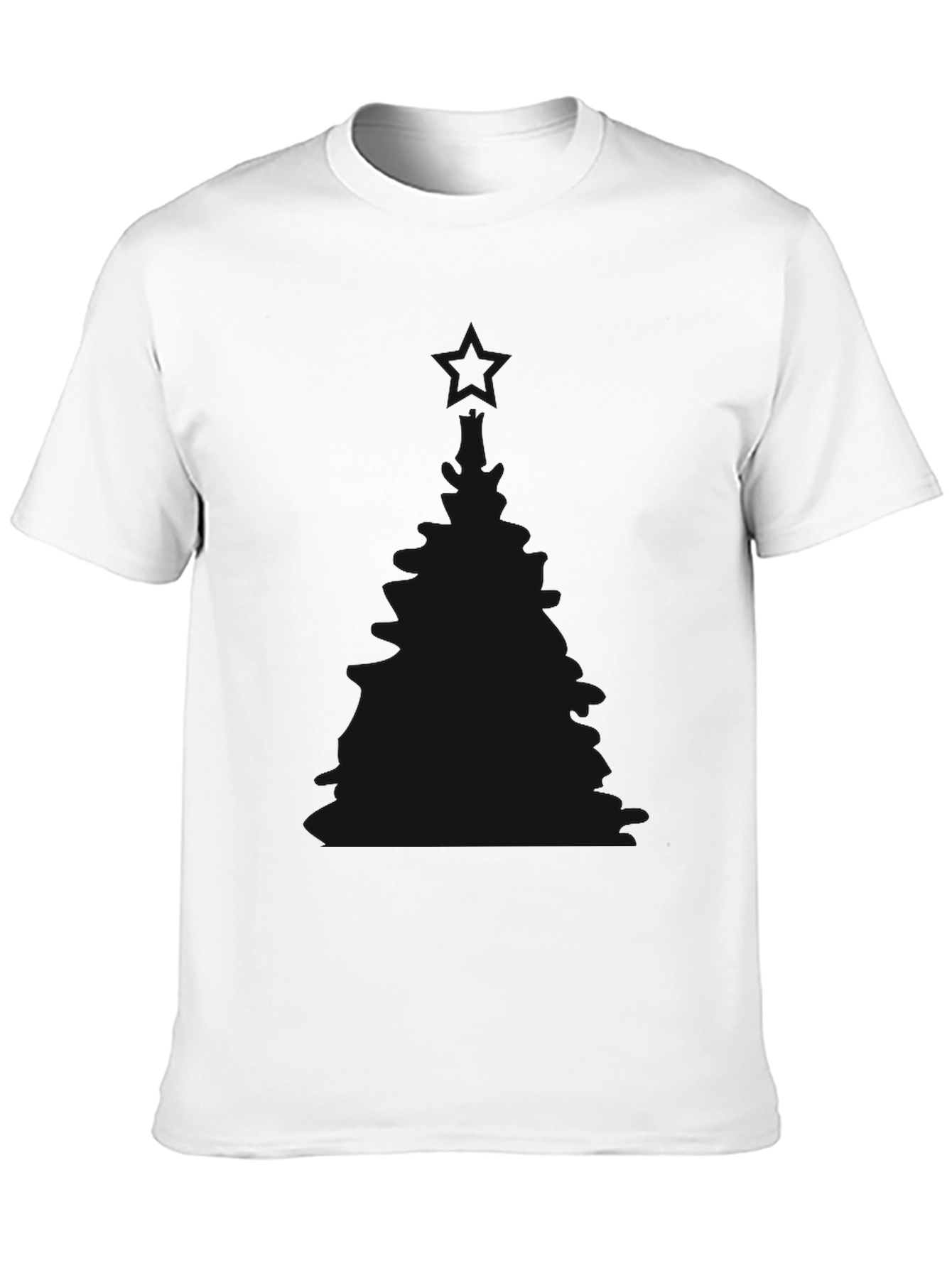 Classic Solid Black Crew Neck T-Shirt