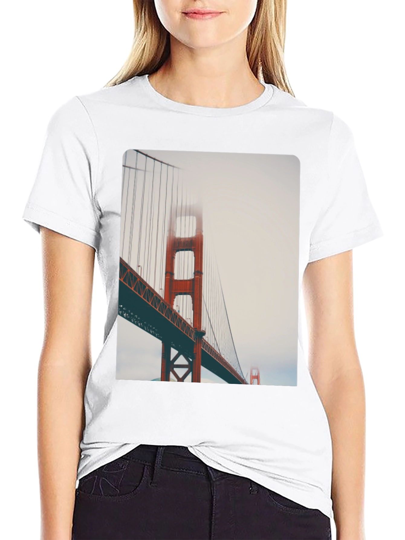Golden Gate Bridge T-Shirt - Black