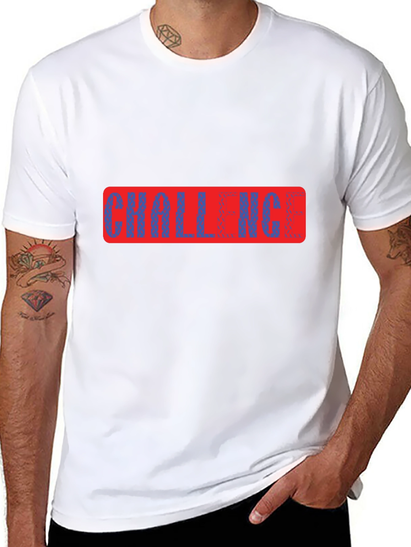 Challenge Graphic Tee - Trendy Casual Wear