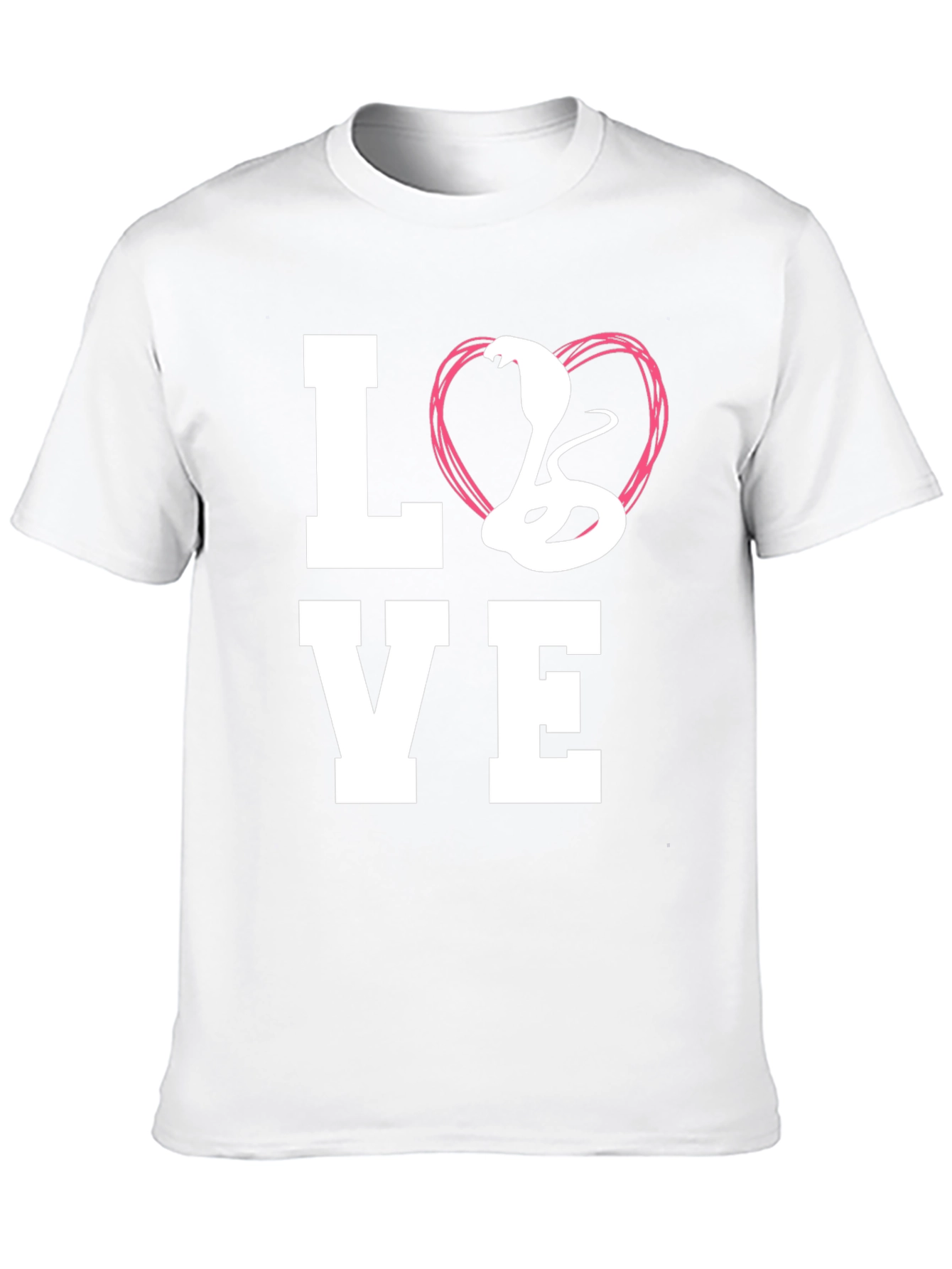Cobra Love Graphic Tee - Snake Lovers T-Shirt