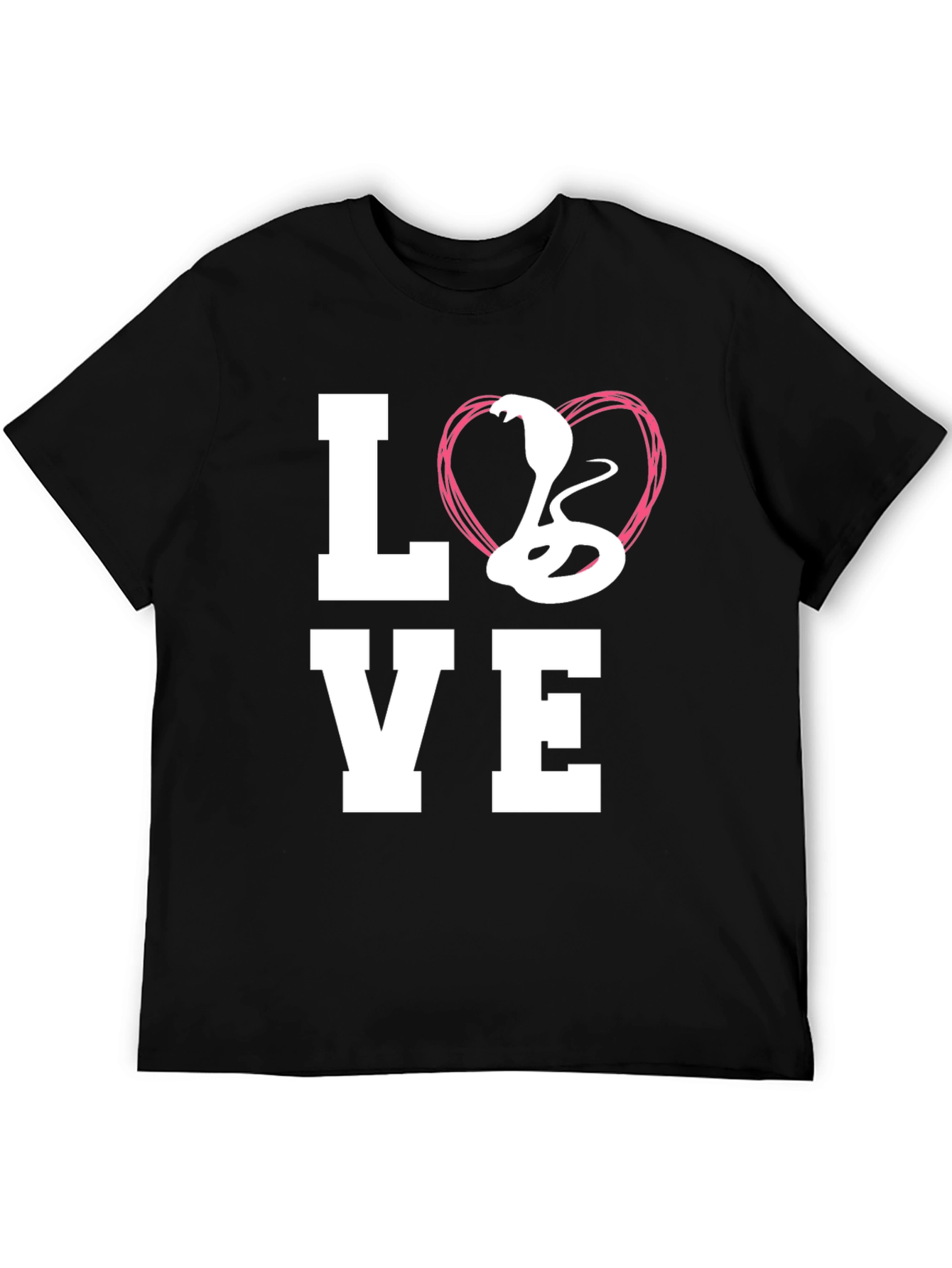 Cobra Love Graphic Tee - Snake Lovers T-Shirt