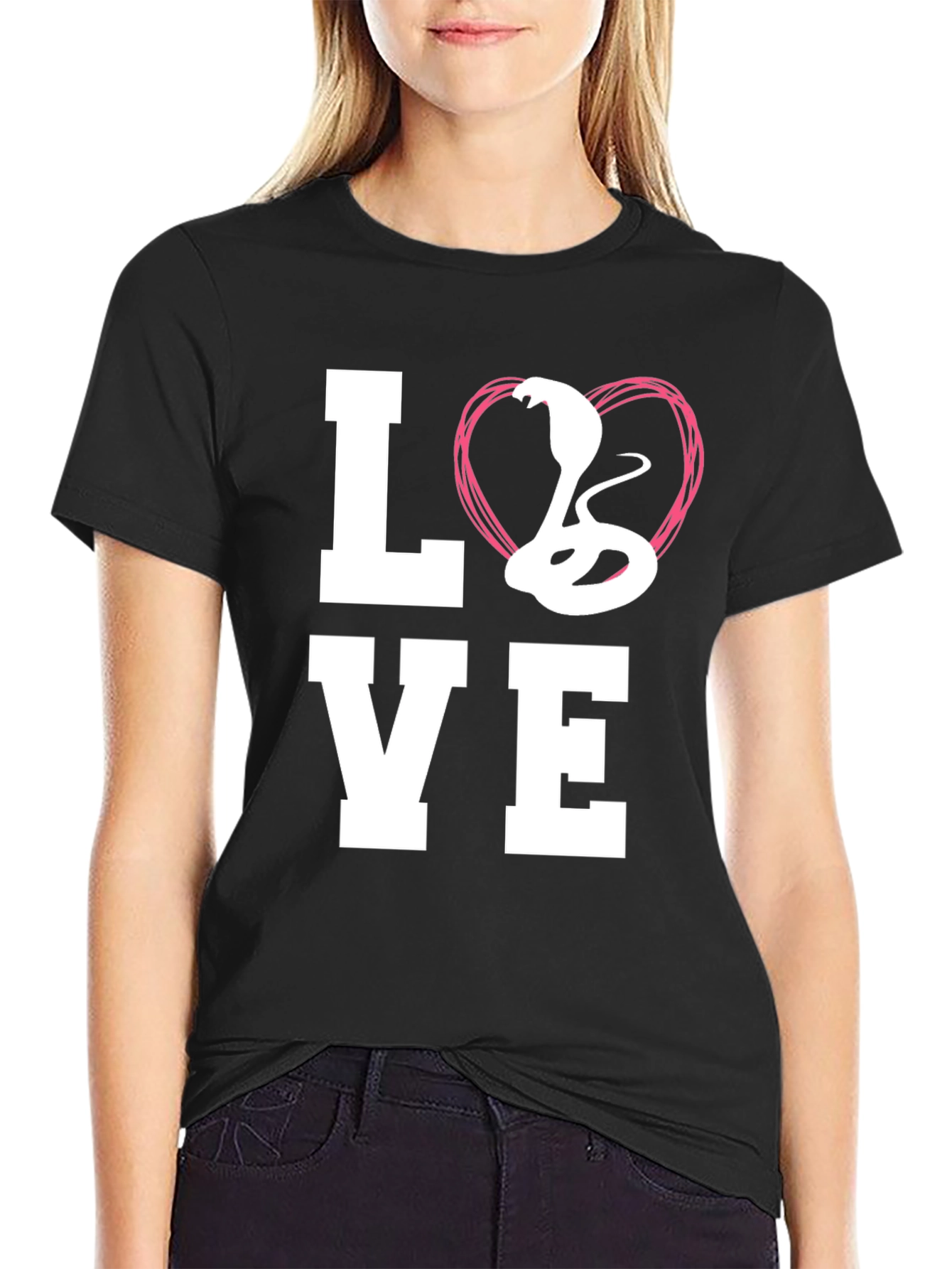 Cobra Love Graphic Tee - Snake Lovers T-Shirt