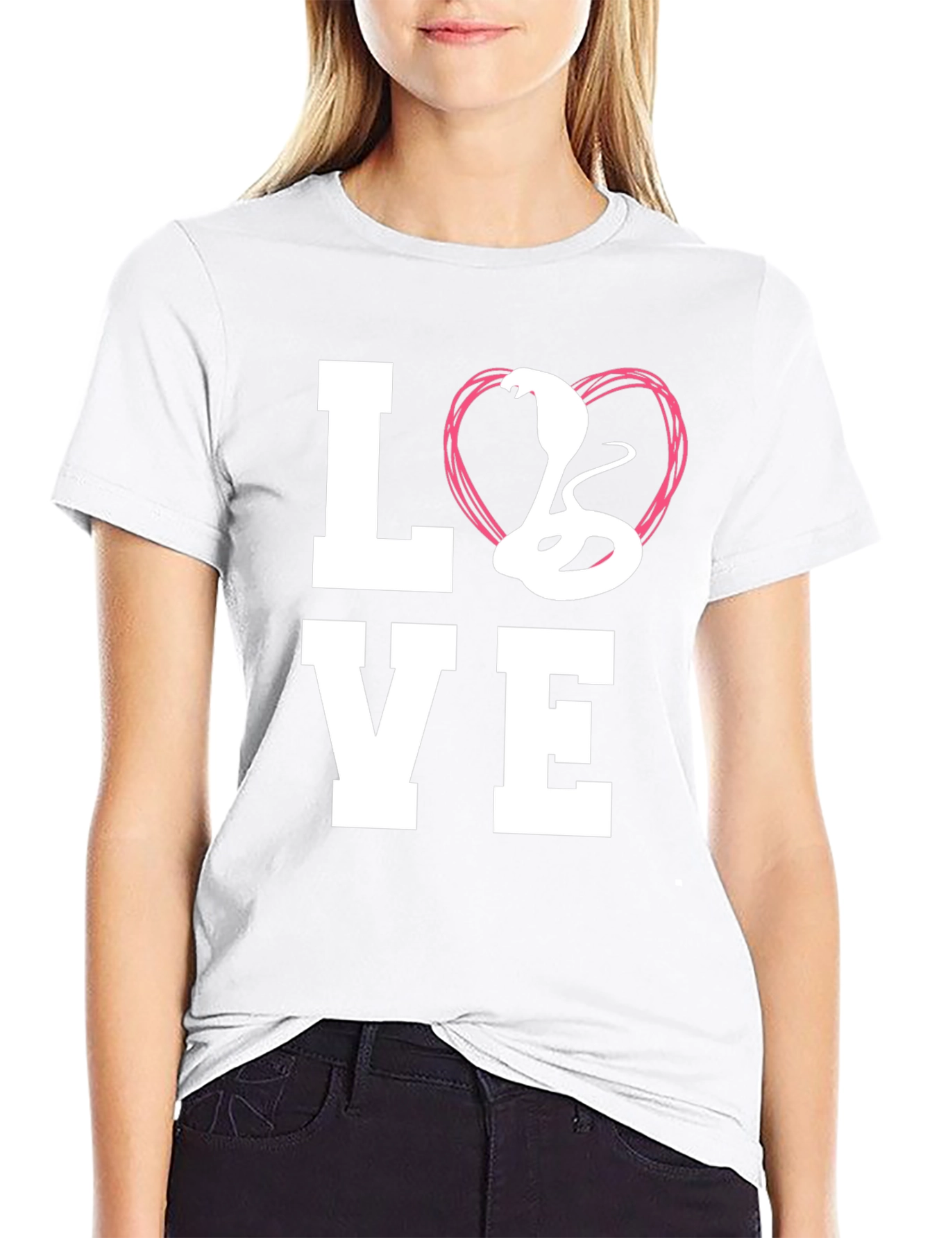 Cobra Love Graphic Tee - Snake Lovers T-Shirt