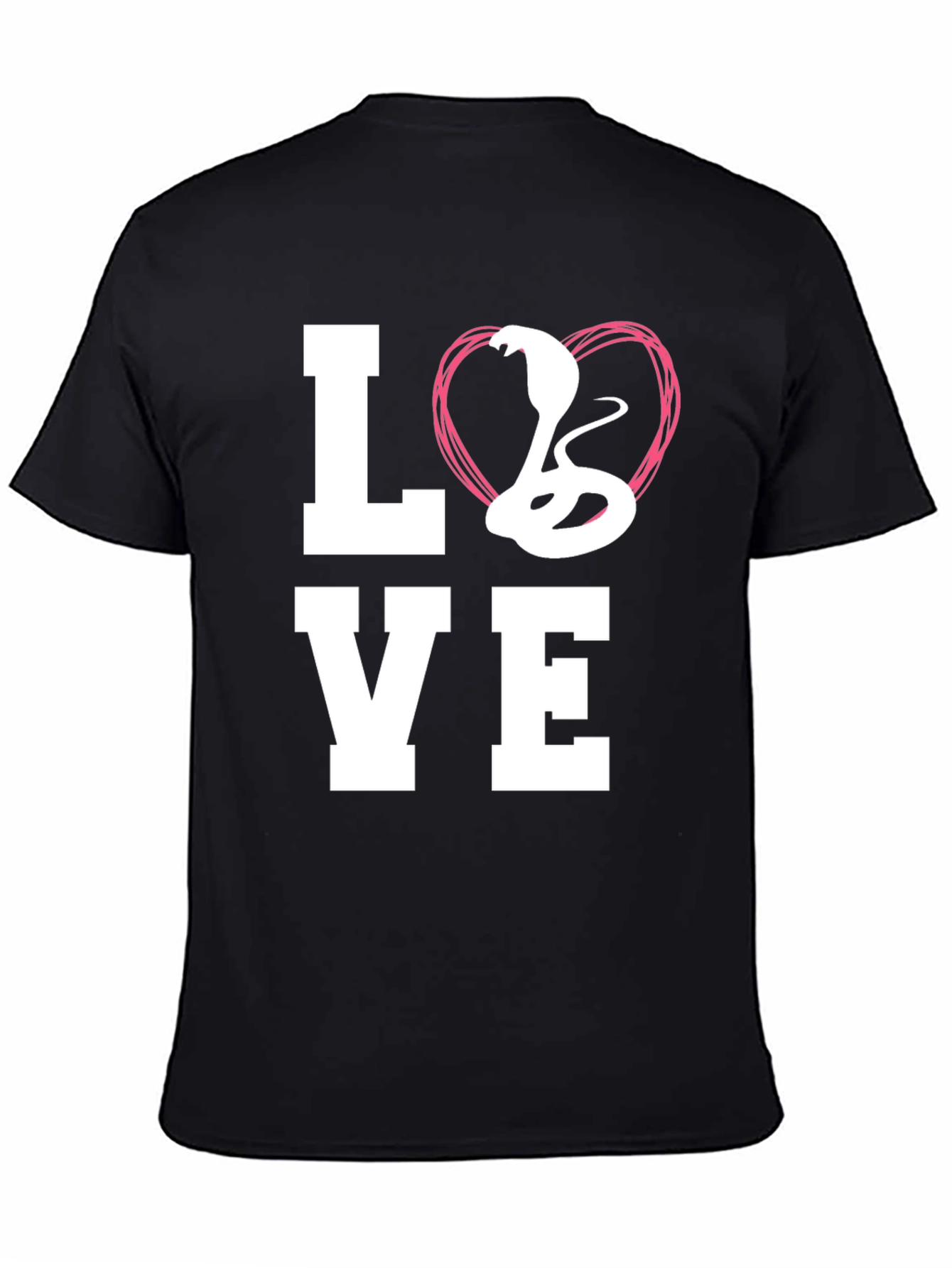 Cobra Love Graphic Tee - Snake Lovers T-Shirt