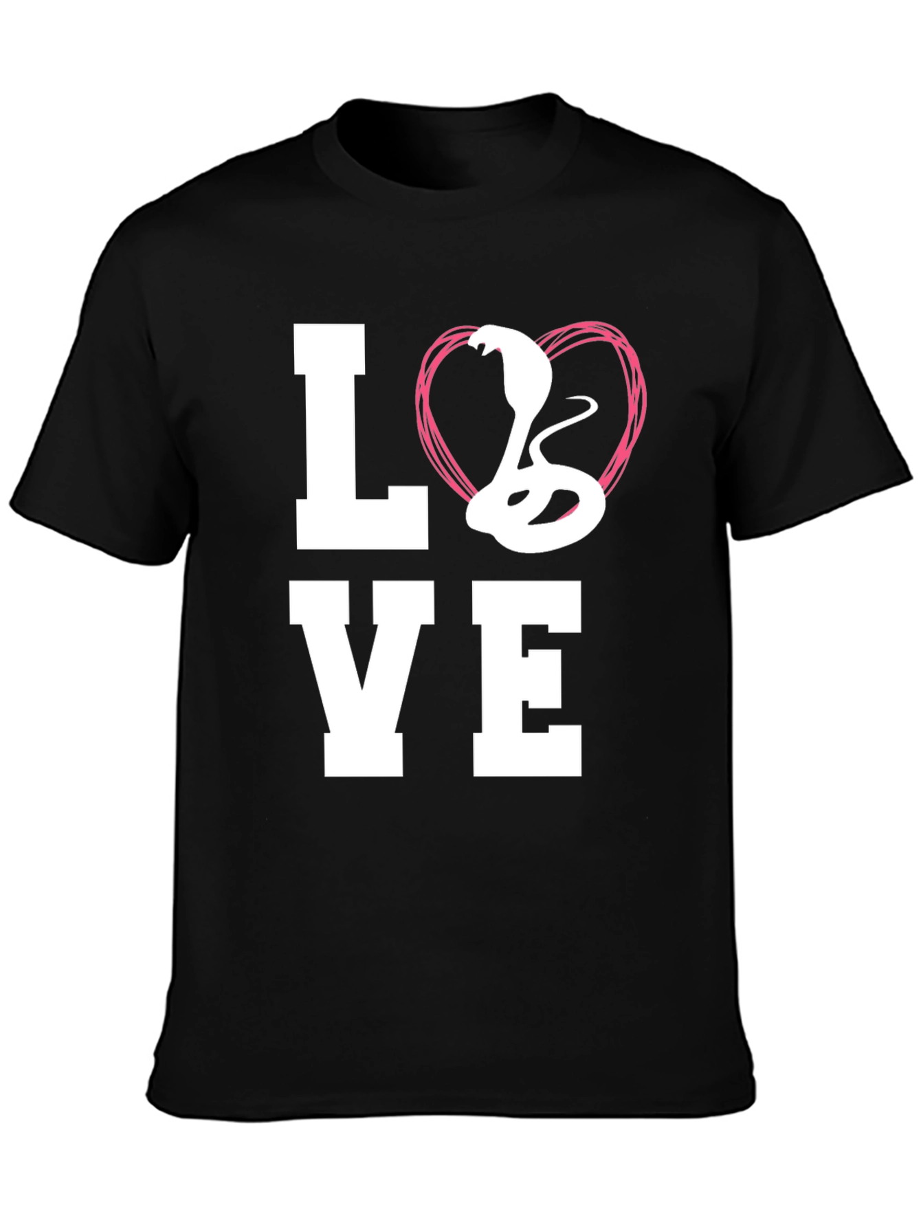 Cobra Love Graphic Tee - Snake Lovers T-Shirt