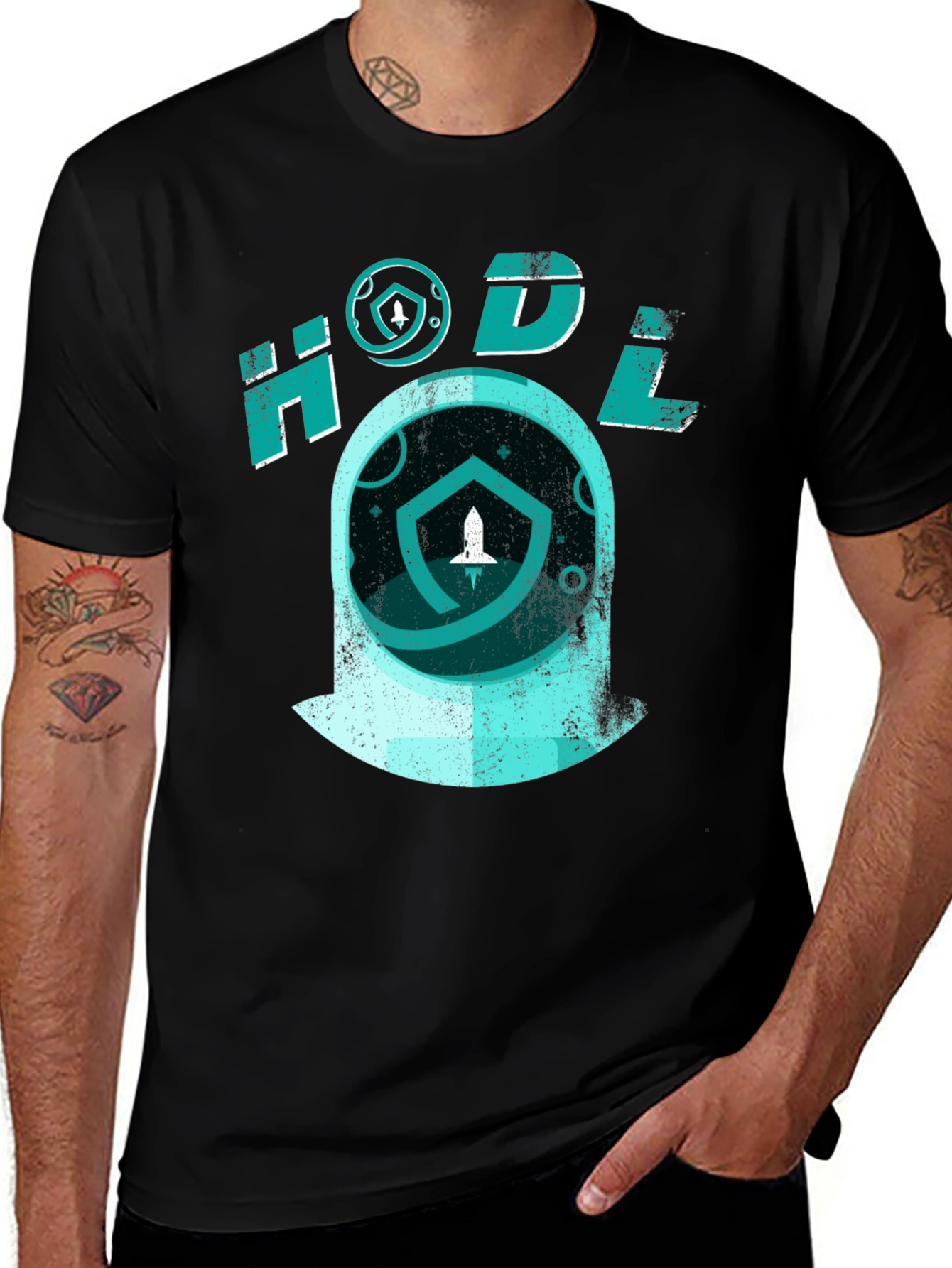 HODL Crypto T-Shirt - Space Edition