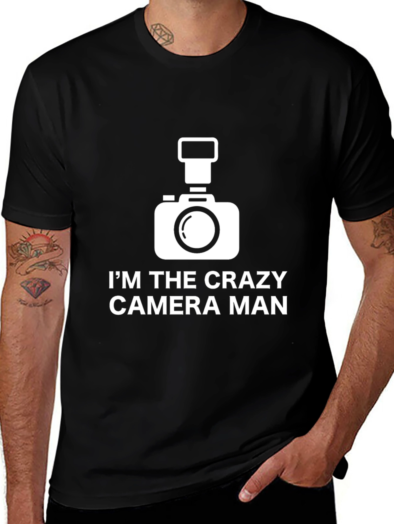 Crazy Camera Man T-Shirt