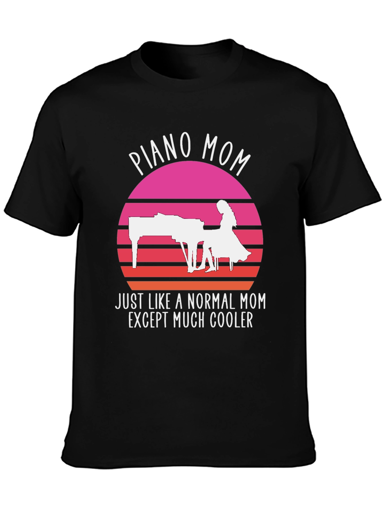 Piano Mom T-Shirt - Cool Musician Mom Tee