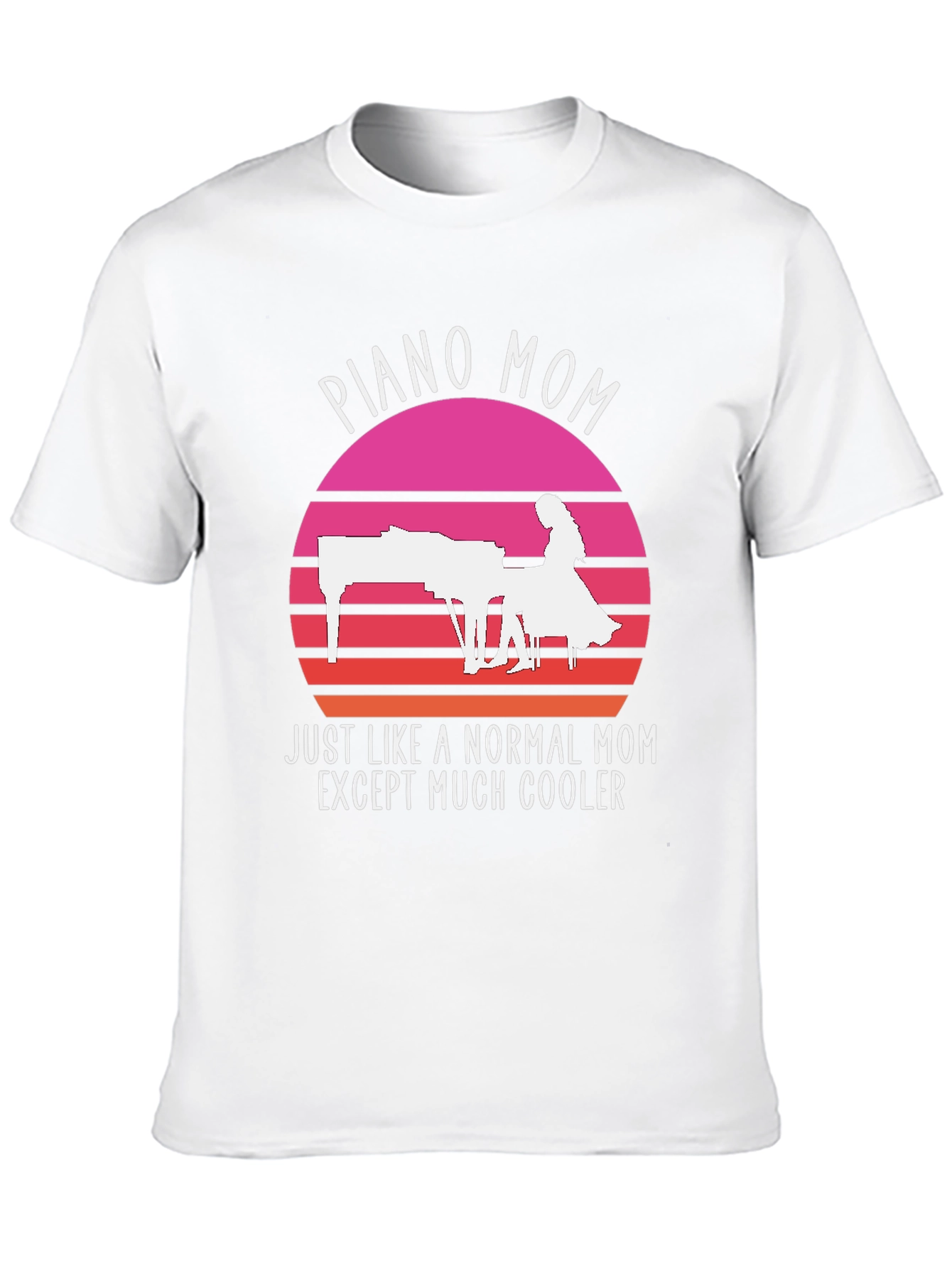 Piano Mom T-Shirt - Cool Musician Mom Tee
