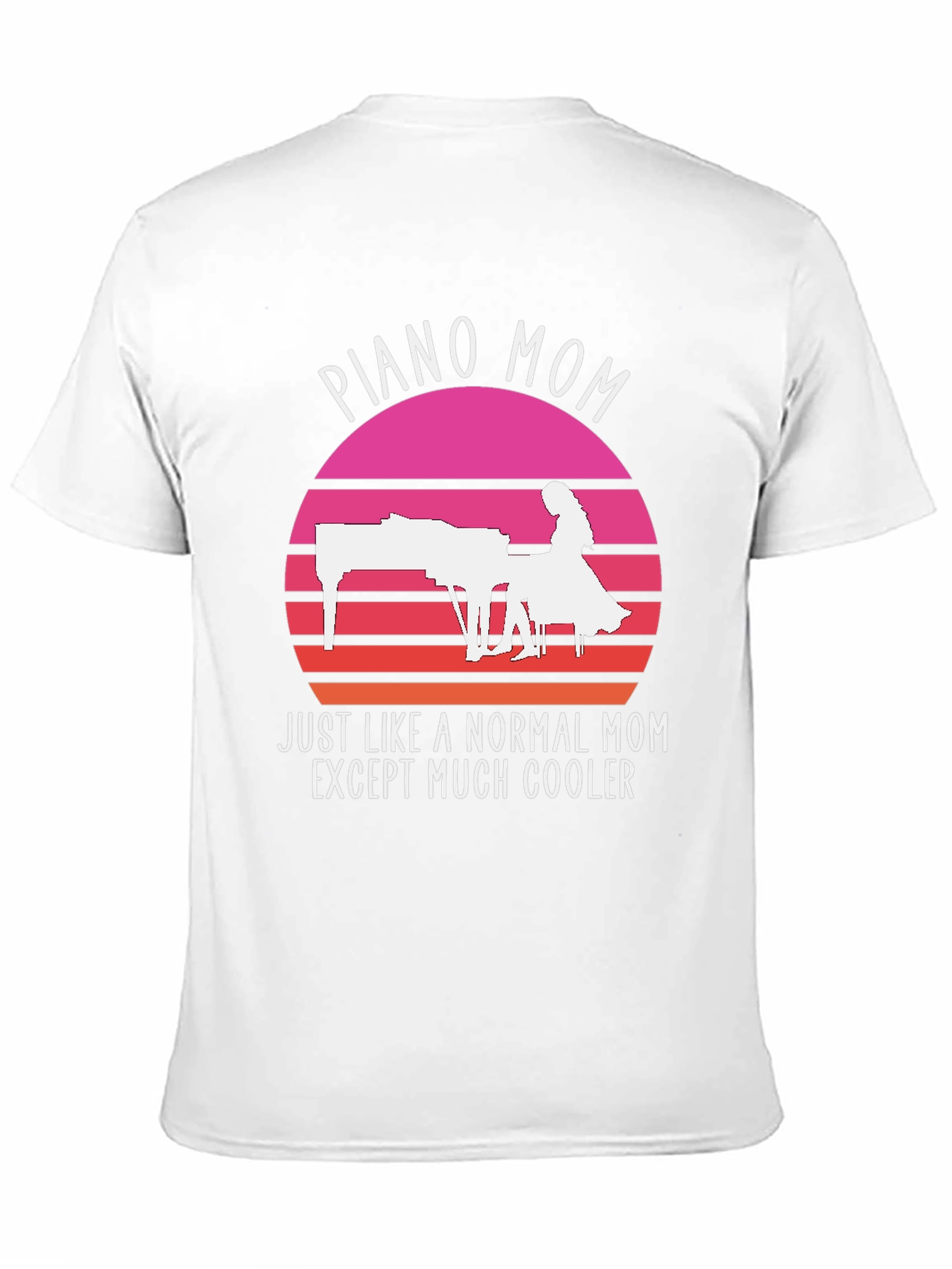 Piano Mom T-Shirt - Cool Musician Mom Tee