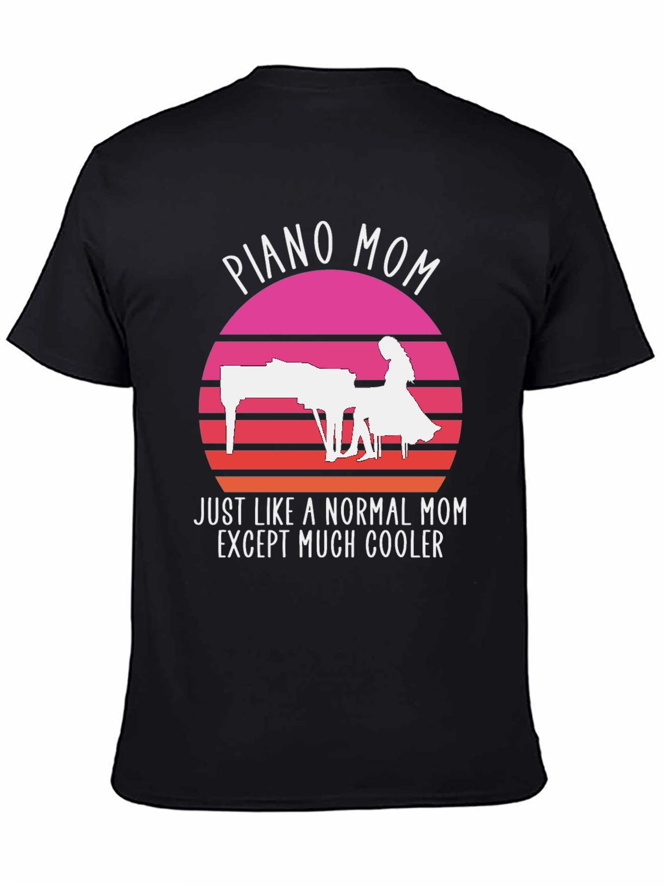 Piano Mom T-Shirt - Cool Musician Mom Tee