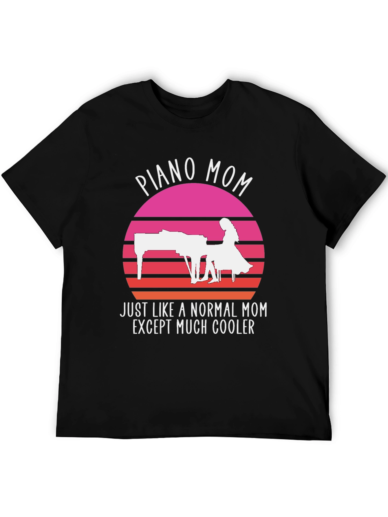 Piano Mom T-Shirt - Cool Musician Mom Tee