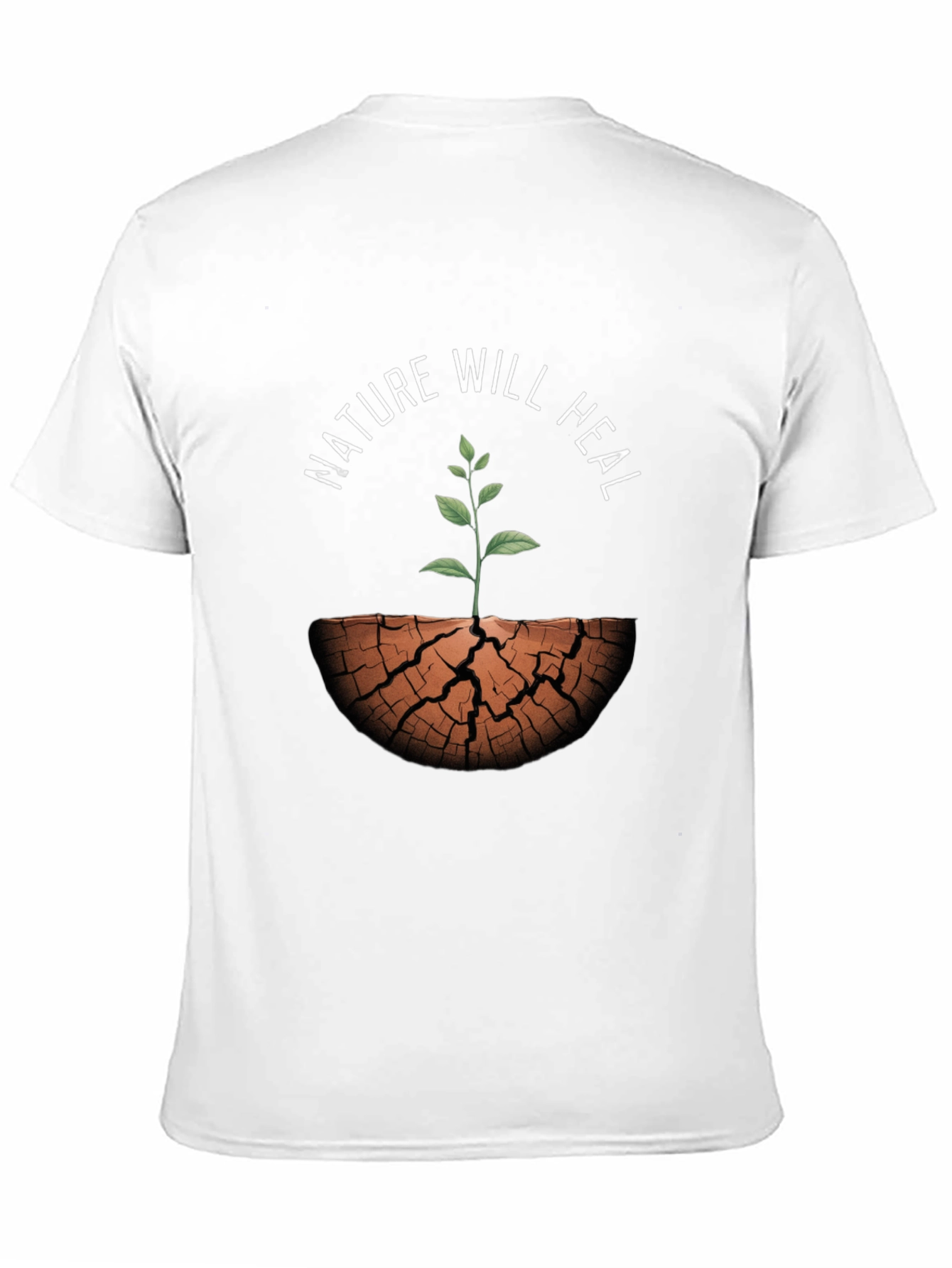 Nature Will Heal Graphic Tee - Black