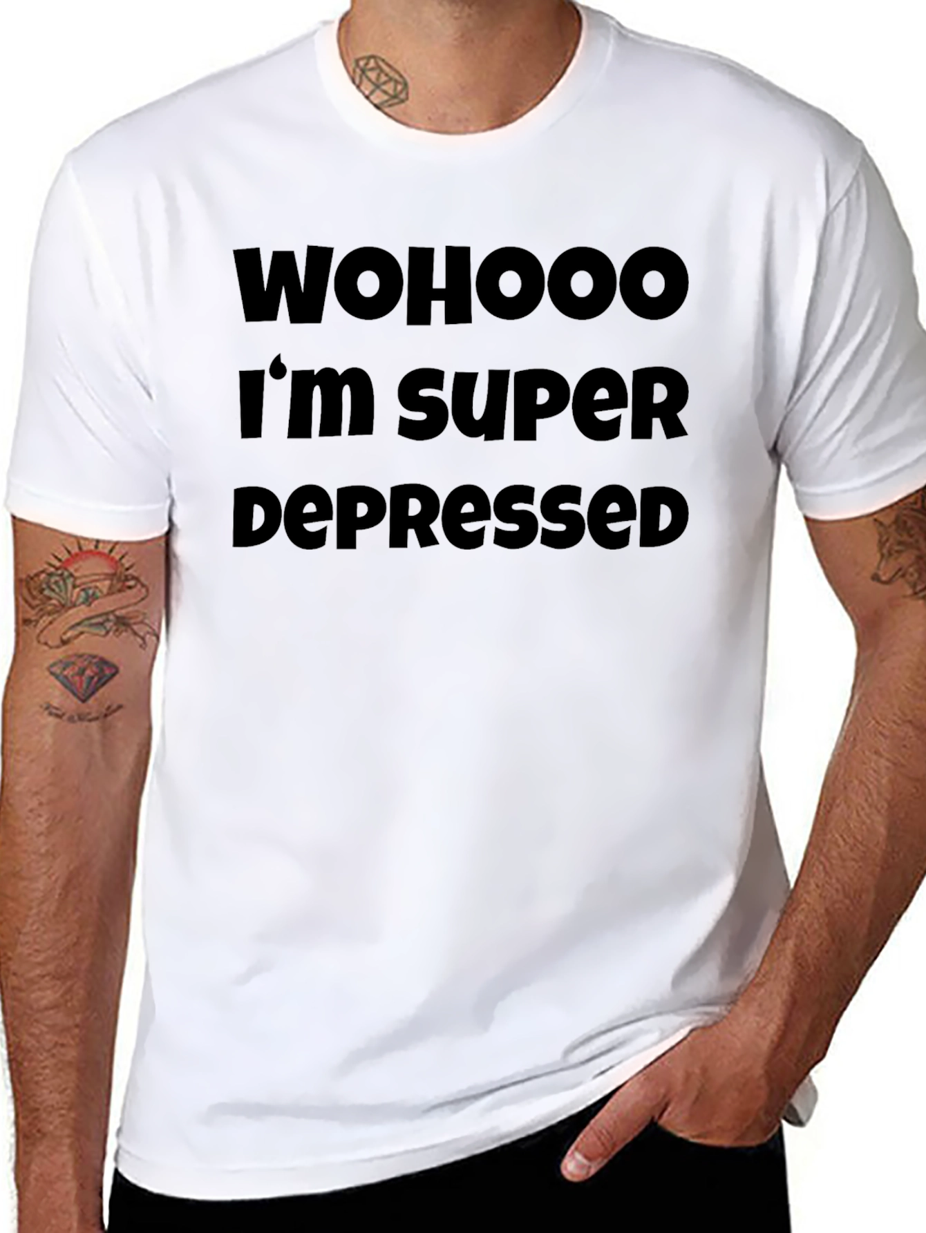 Wohooo Im Super Depressed T-Shirt