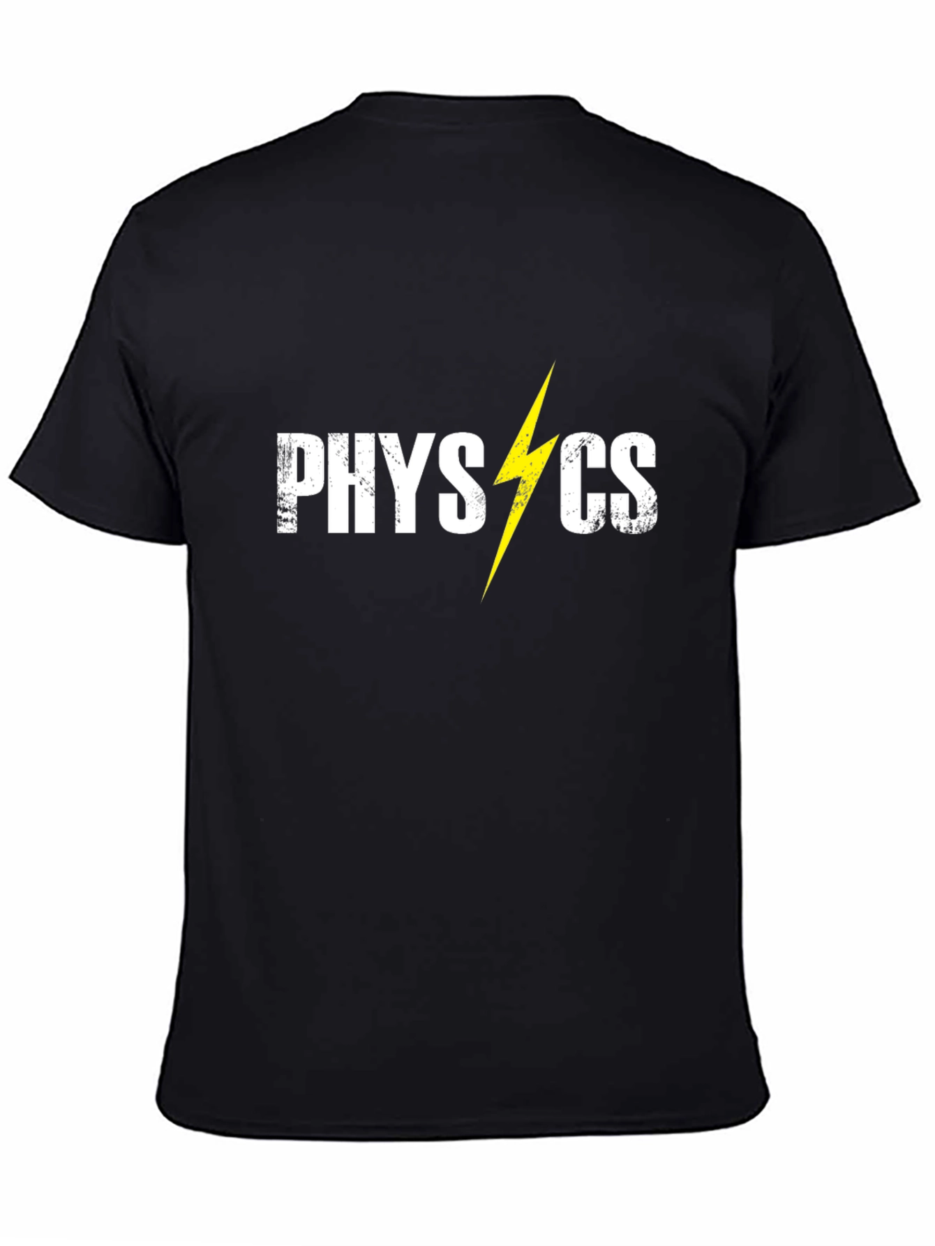 Physics Lightning Bolt Graphic Tee - Black