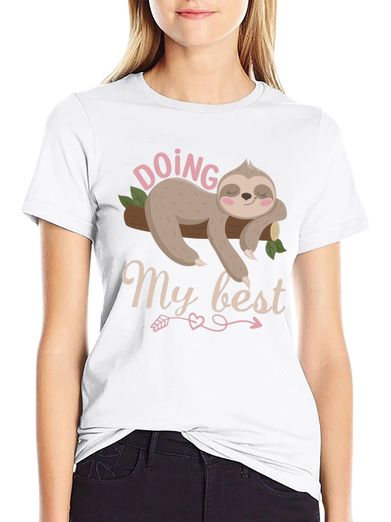 Doing My Best Sloth Graphic T-Shirt