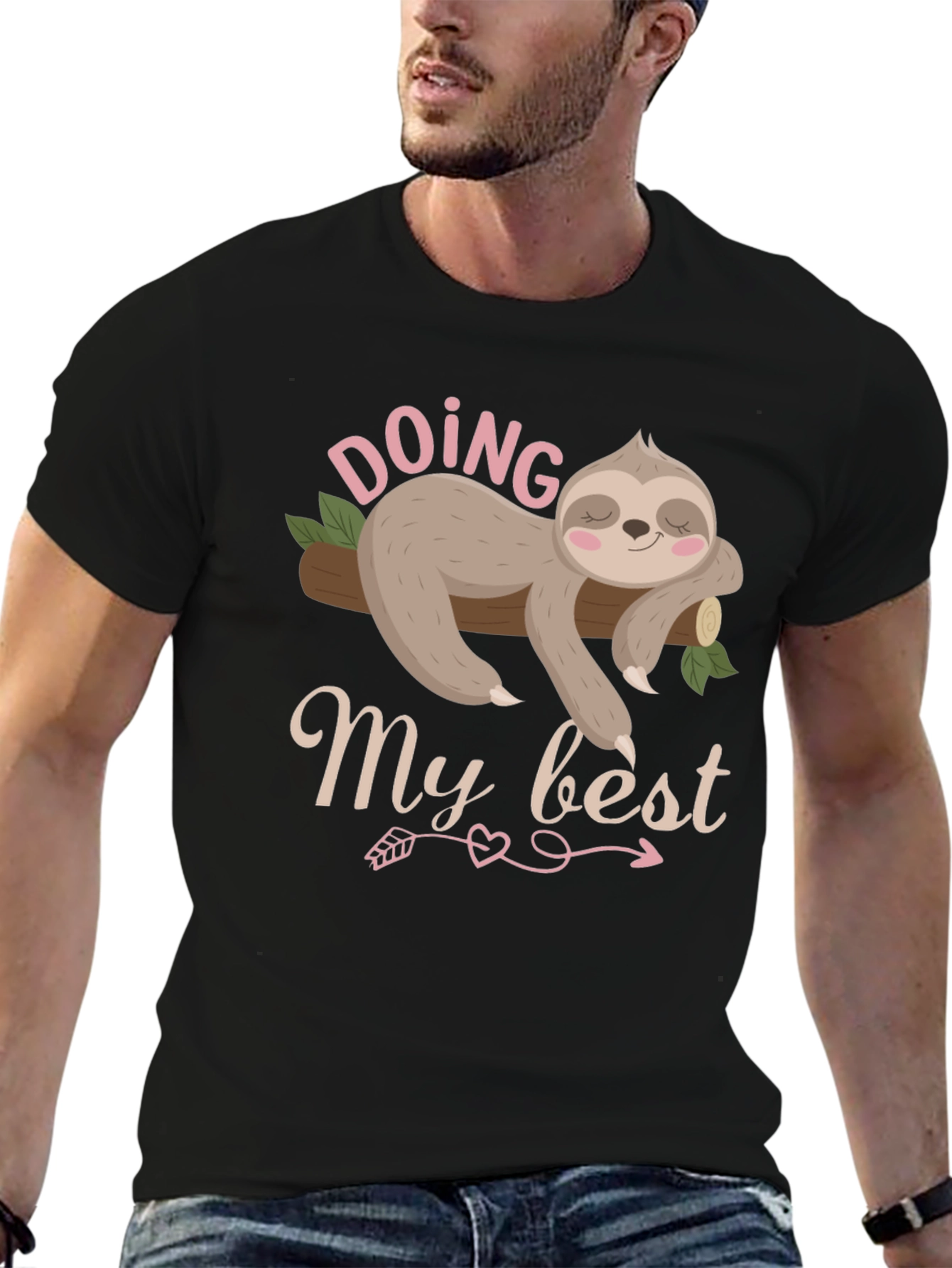 Doing My Best Sloth Graphic T-Shirt