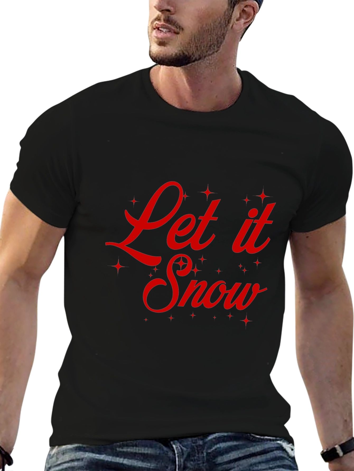 Let It Snow Graphic Tee - Holiday Cheer