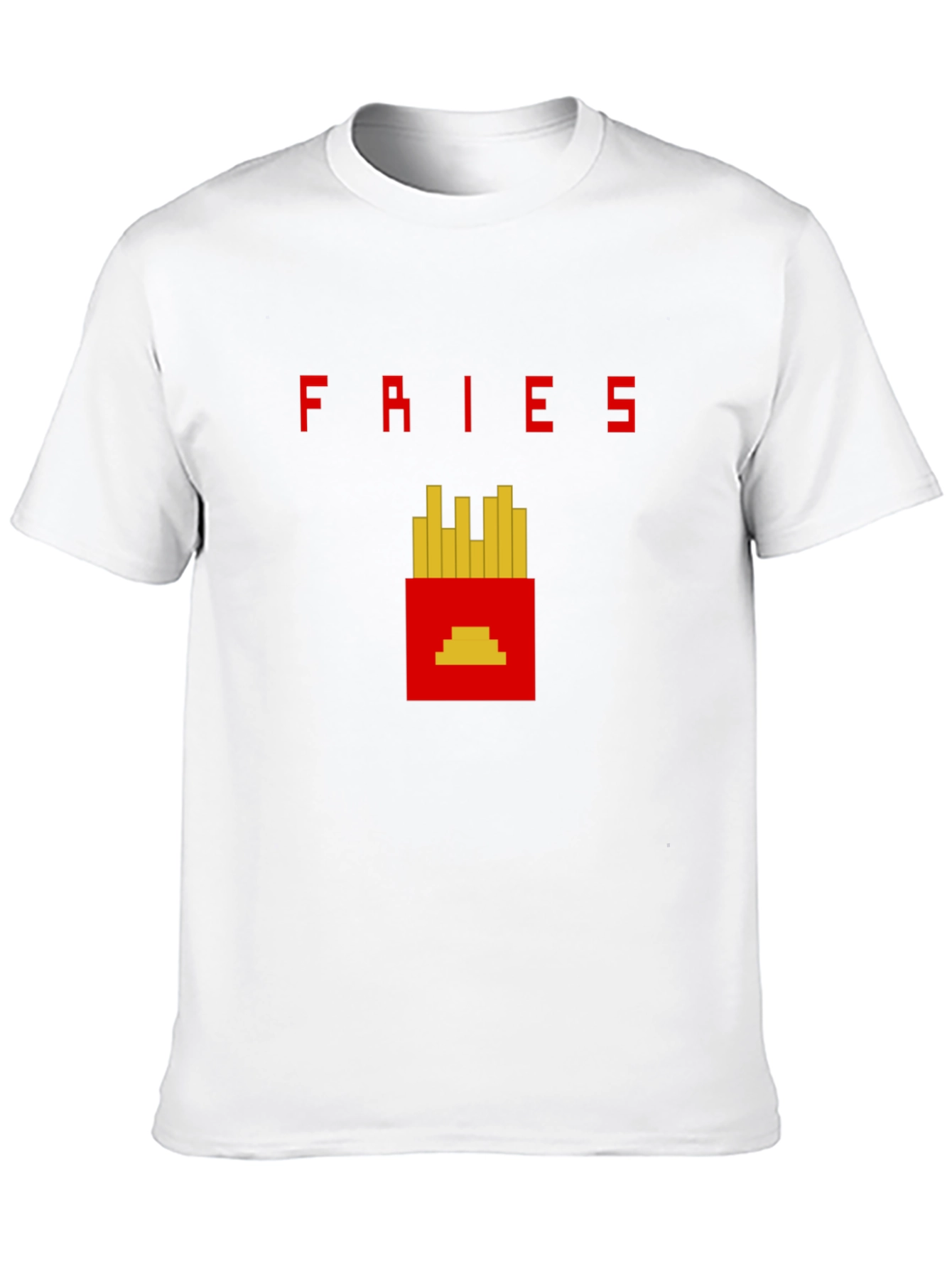 Retro Fries T-Shirt - Pixel Art Graphic Tee
