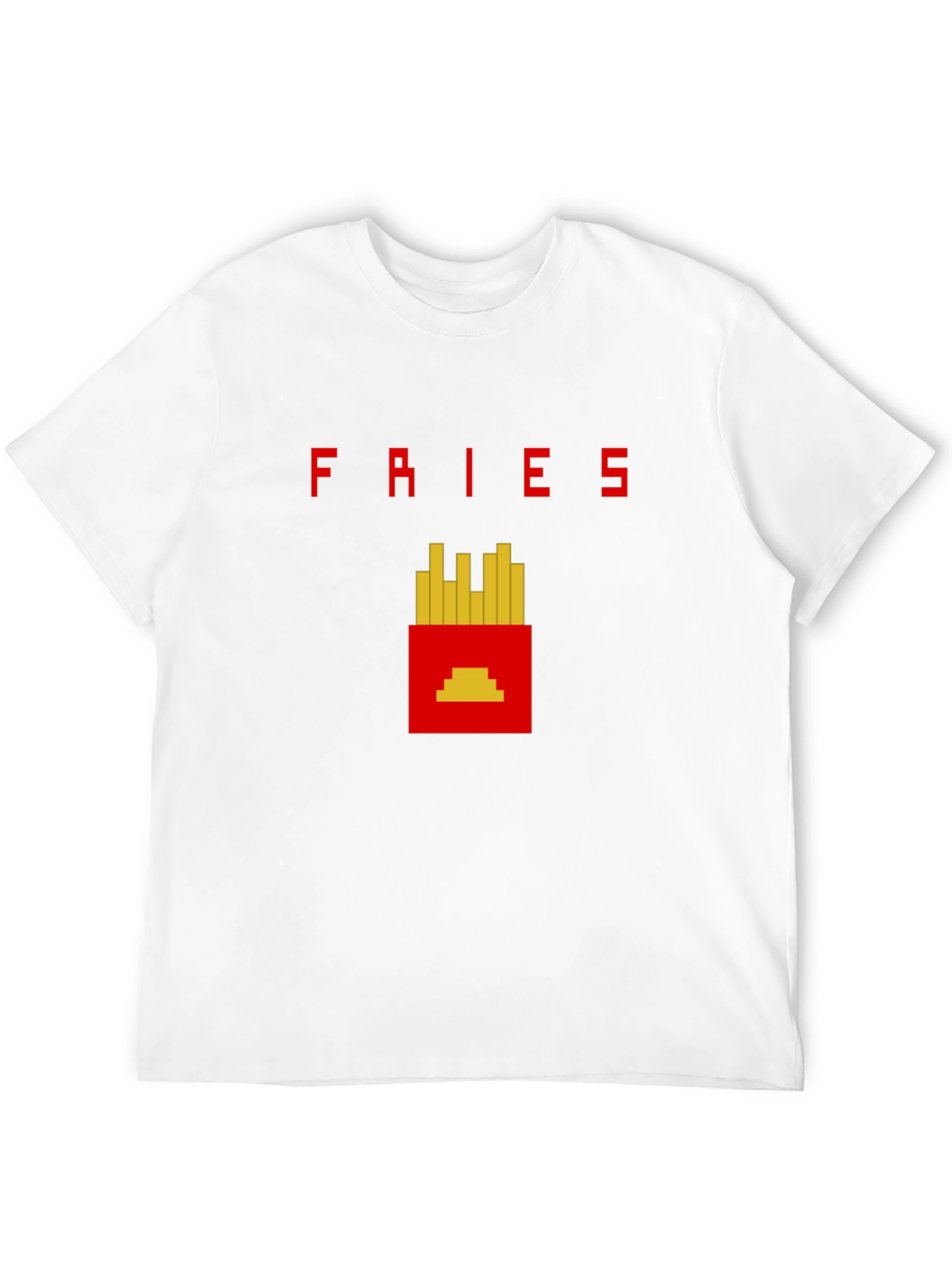 Retro Fries T-Shirt - Pixel Art Graphic Tee