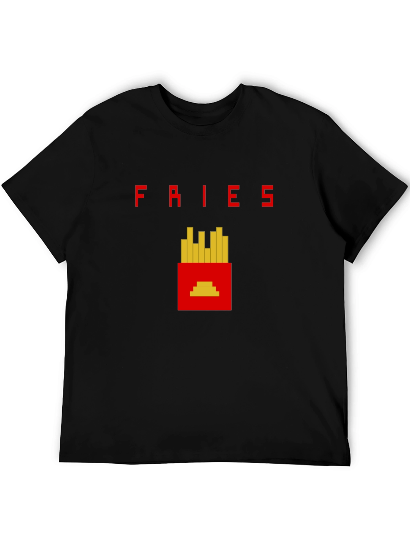 Retro Fries T-Shirt - Pixel Art Graphic Tee