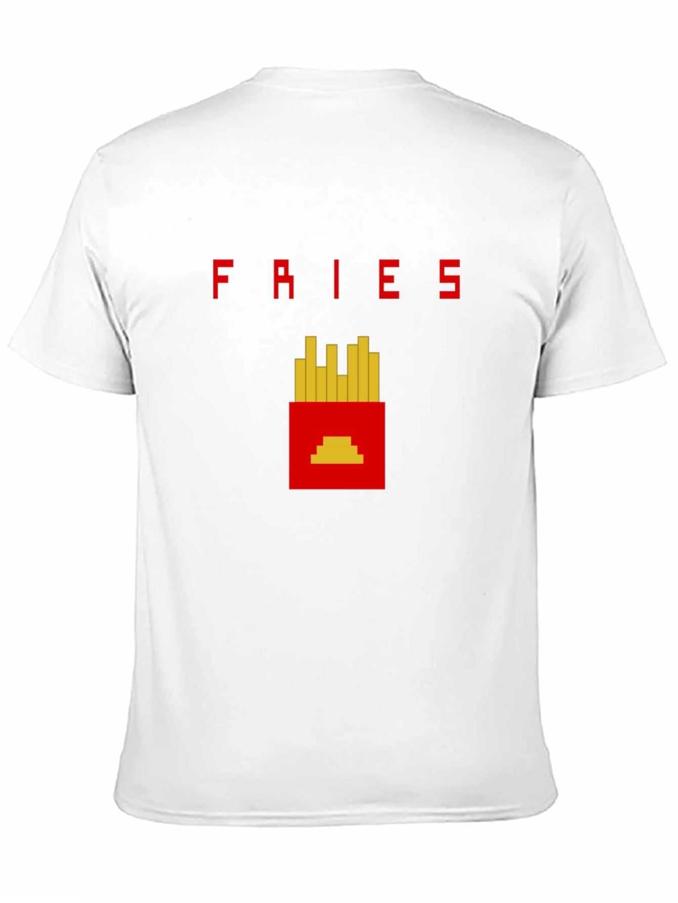 Retro Fries T-Shirt - Pixel Art Graphic Tee