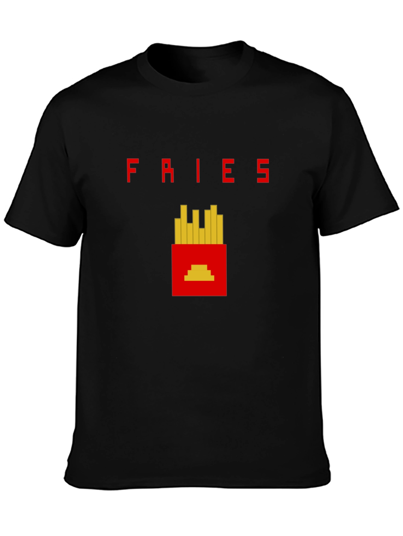 Retro Fries T-Shirt - Pixel Art Graphic Tee
