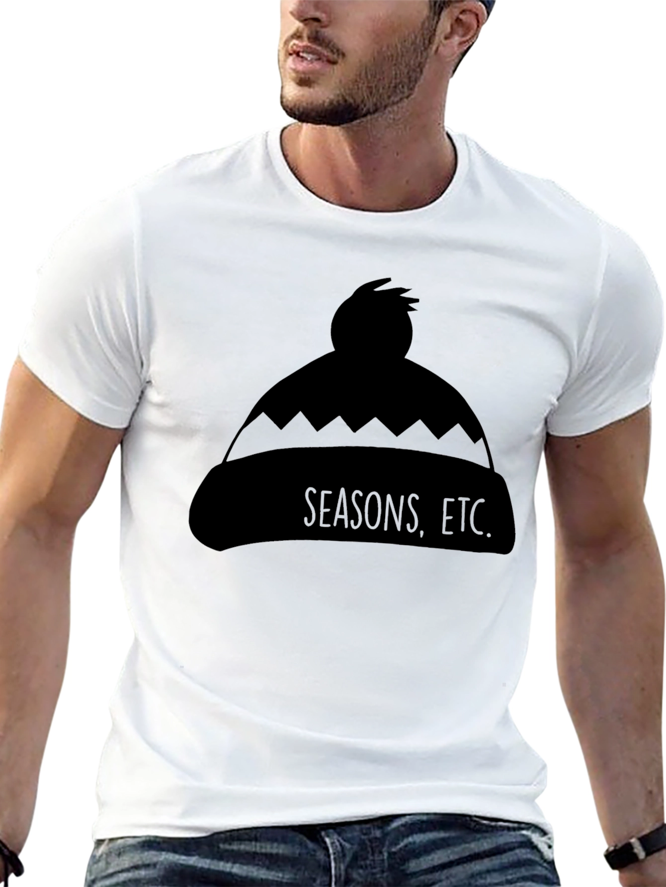 Seasons Etc. Beanie T-Shirt