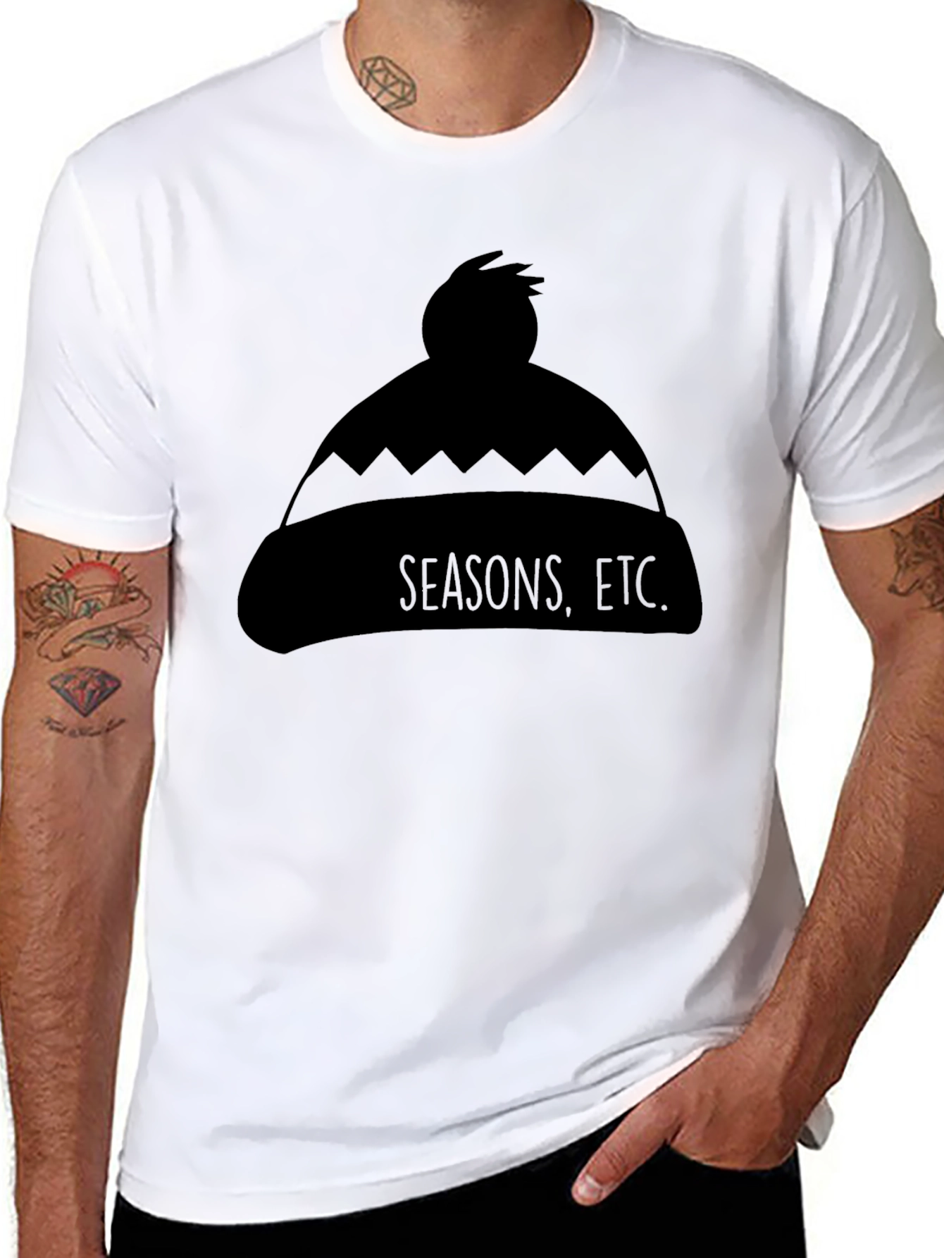 Seasons Etc. Beanie T-Shirt