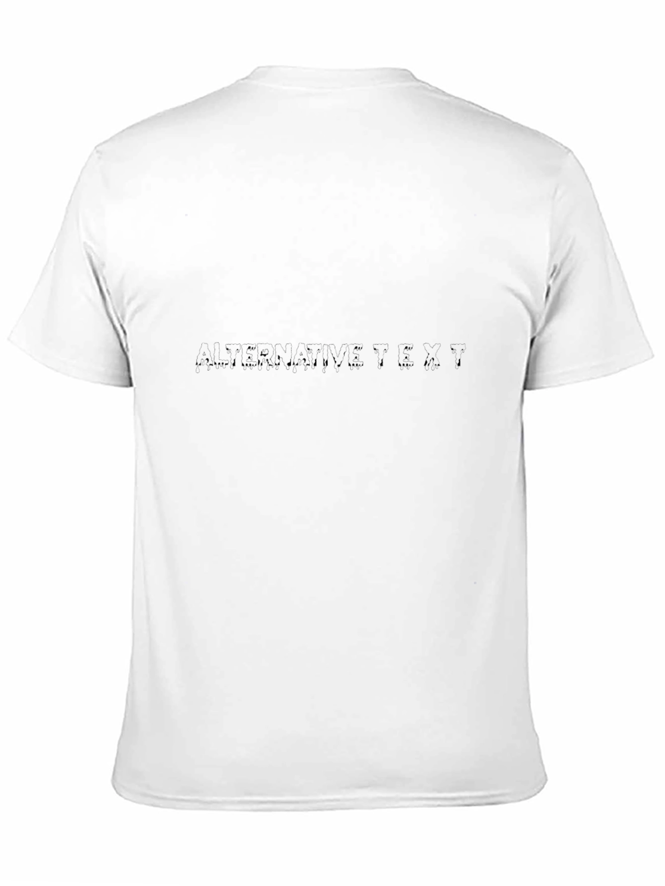 Mens Black Short Sleeve Crew Neck T-Shirt