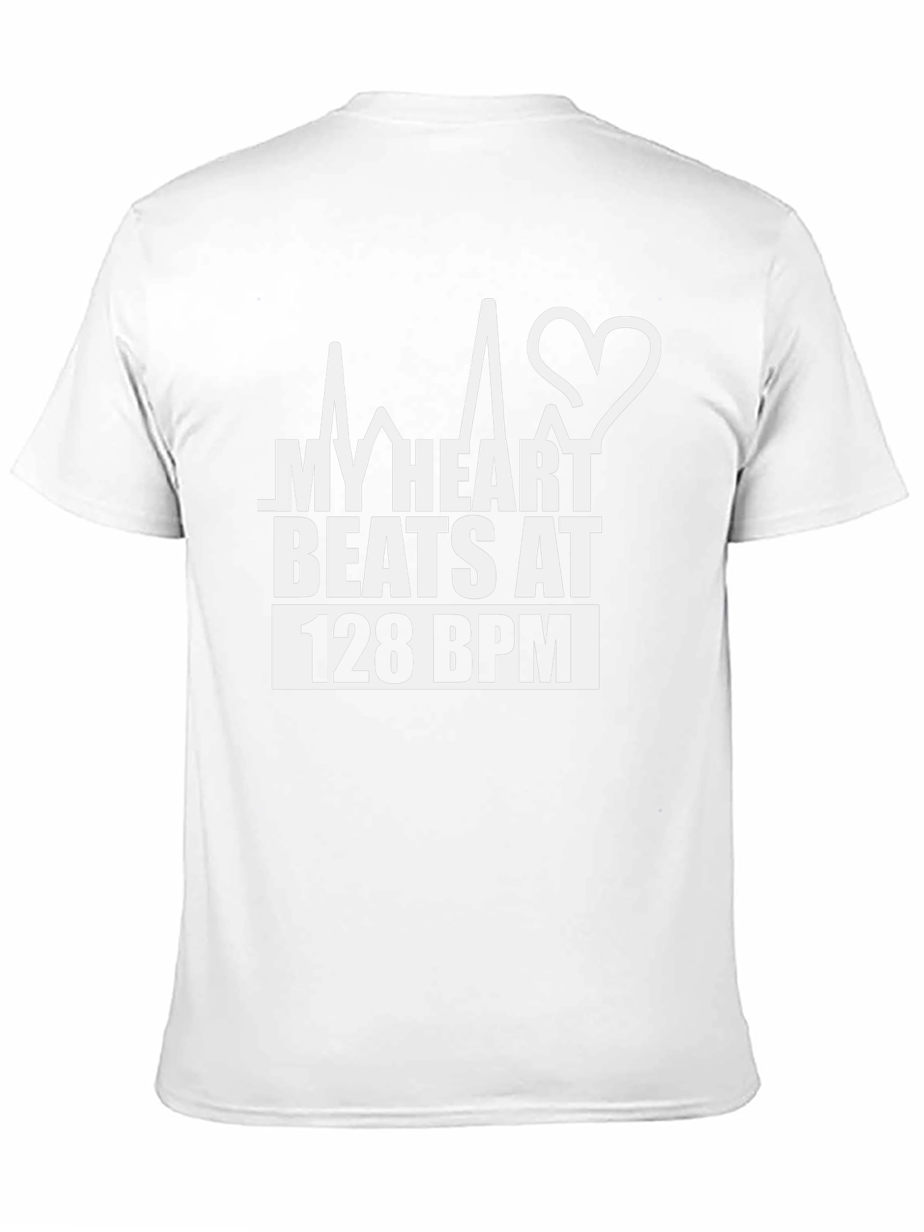 My Heart Beats At 128 BPM Graphic T-Shirt