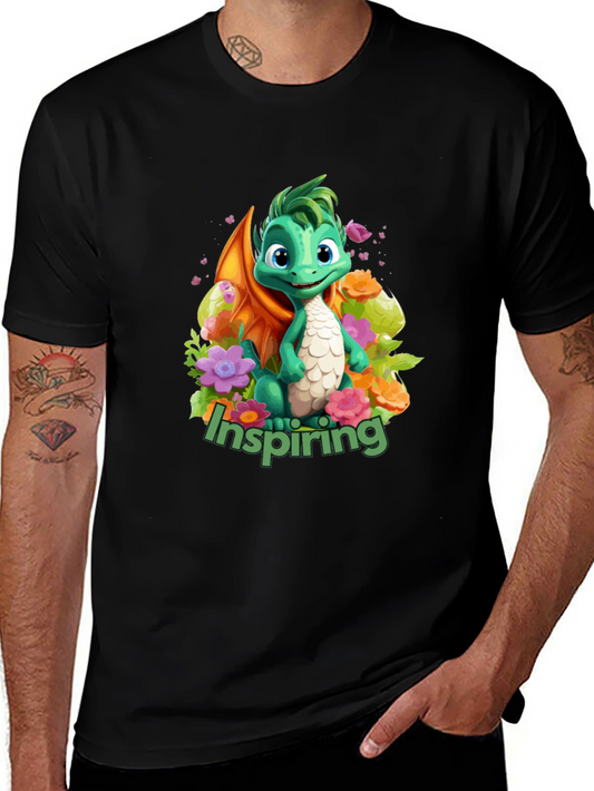 Inspiring Dragon Graphic T-Shirt