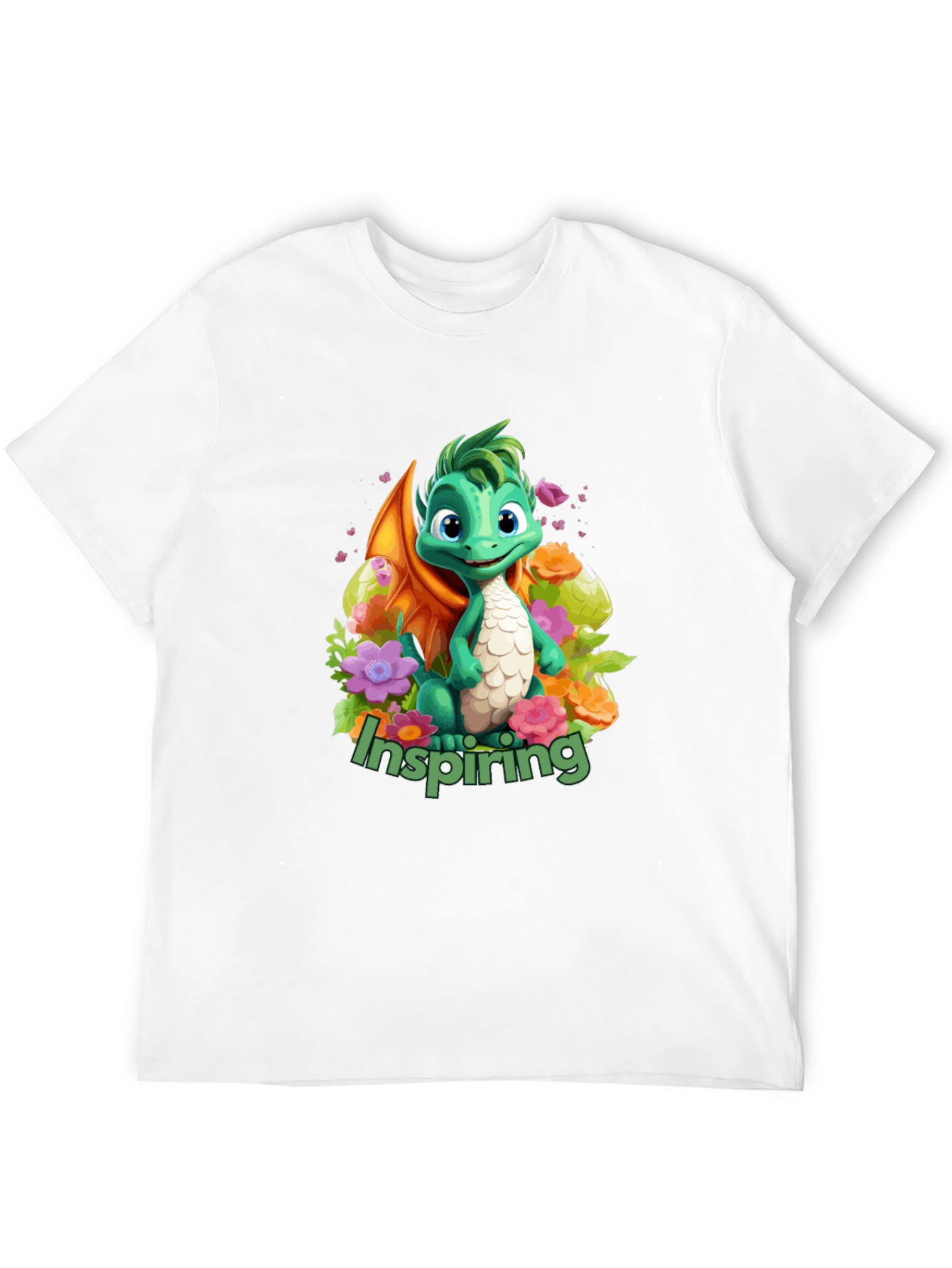 Inspiring Dragon Graphic T-Shirt