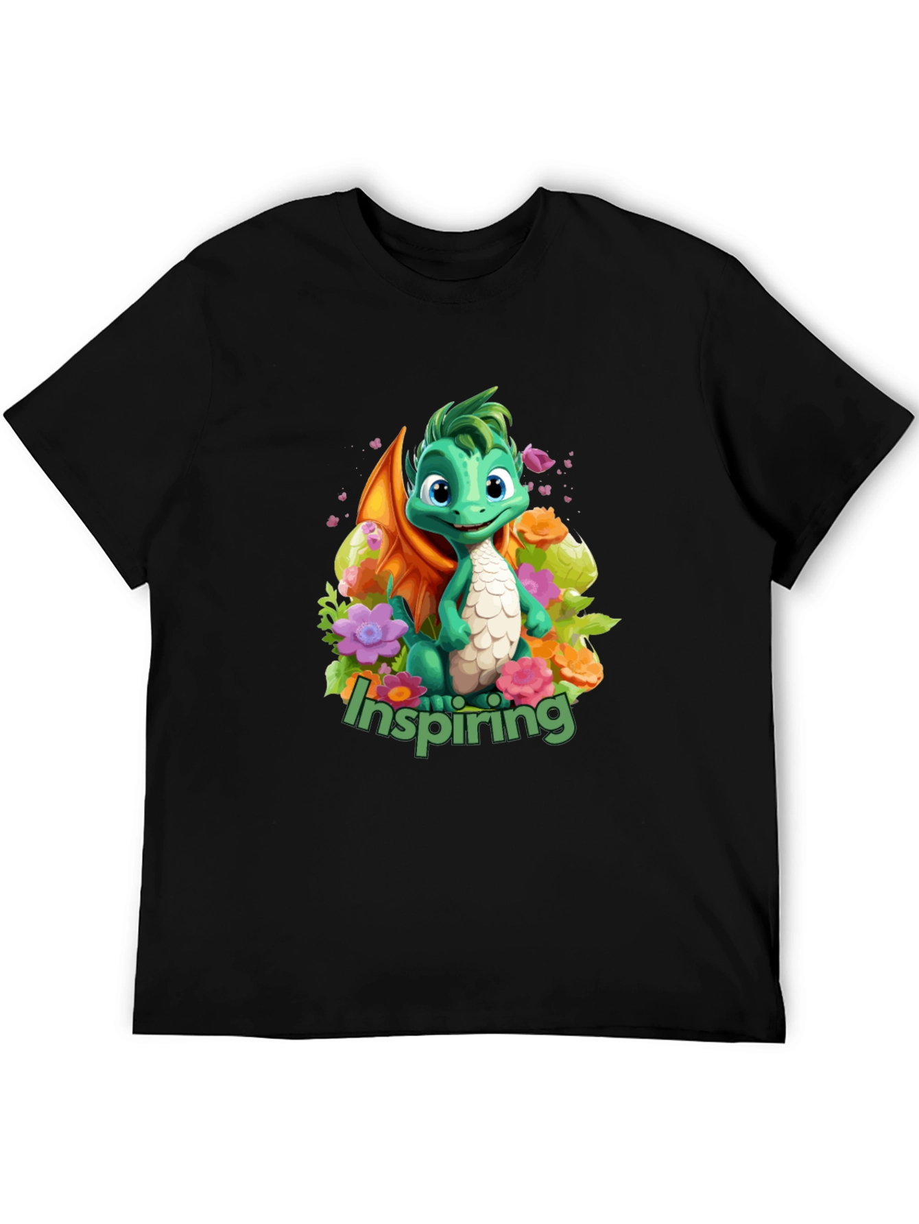 Inspiring Dragon Graphic T-Shirt