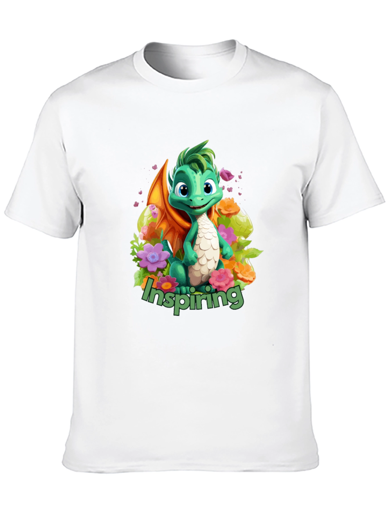 Inspiring Dragon Graphic T-Shirt