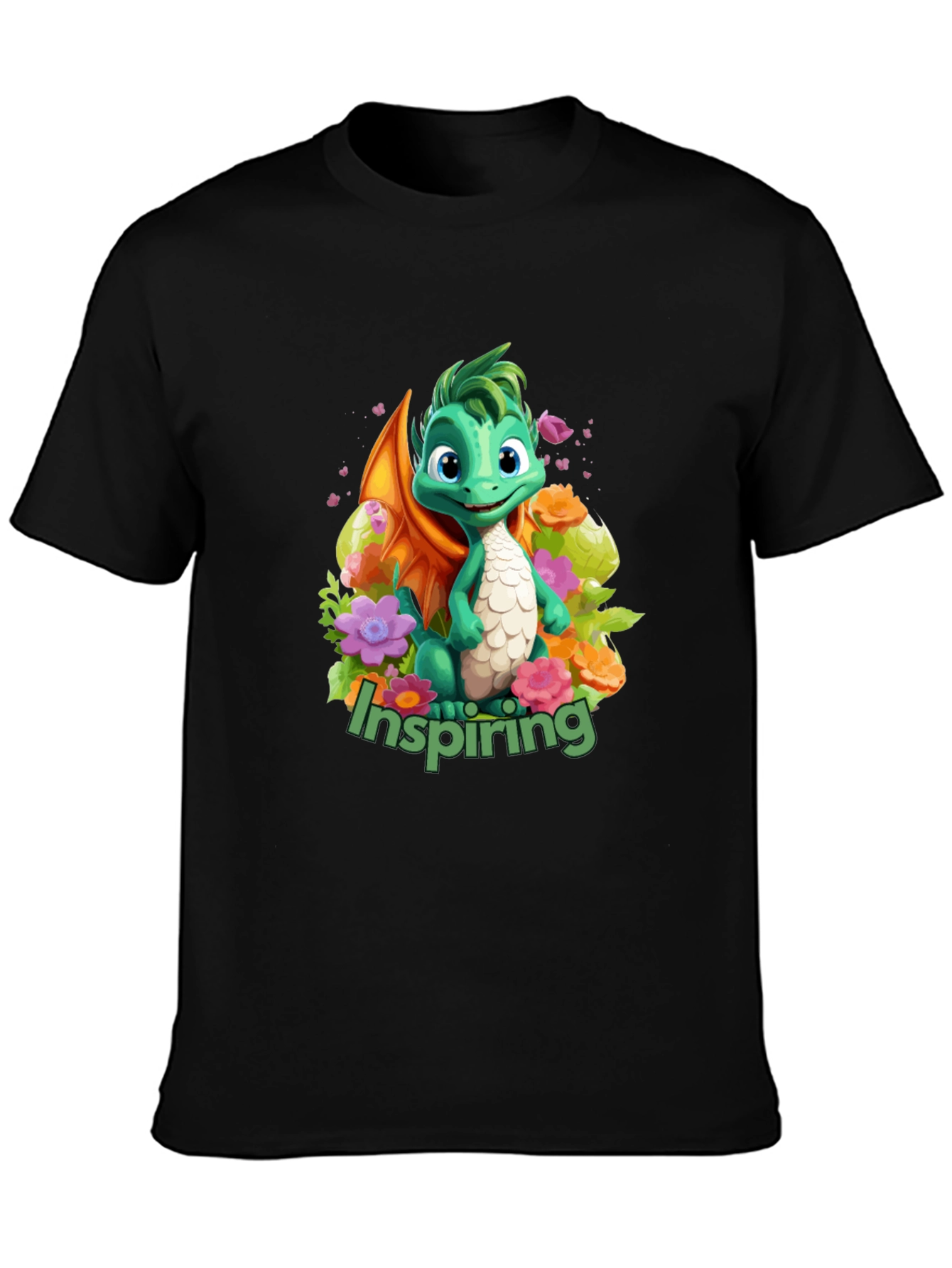Inspiring Dragon Graphic T-Shirt