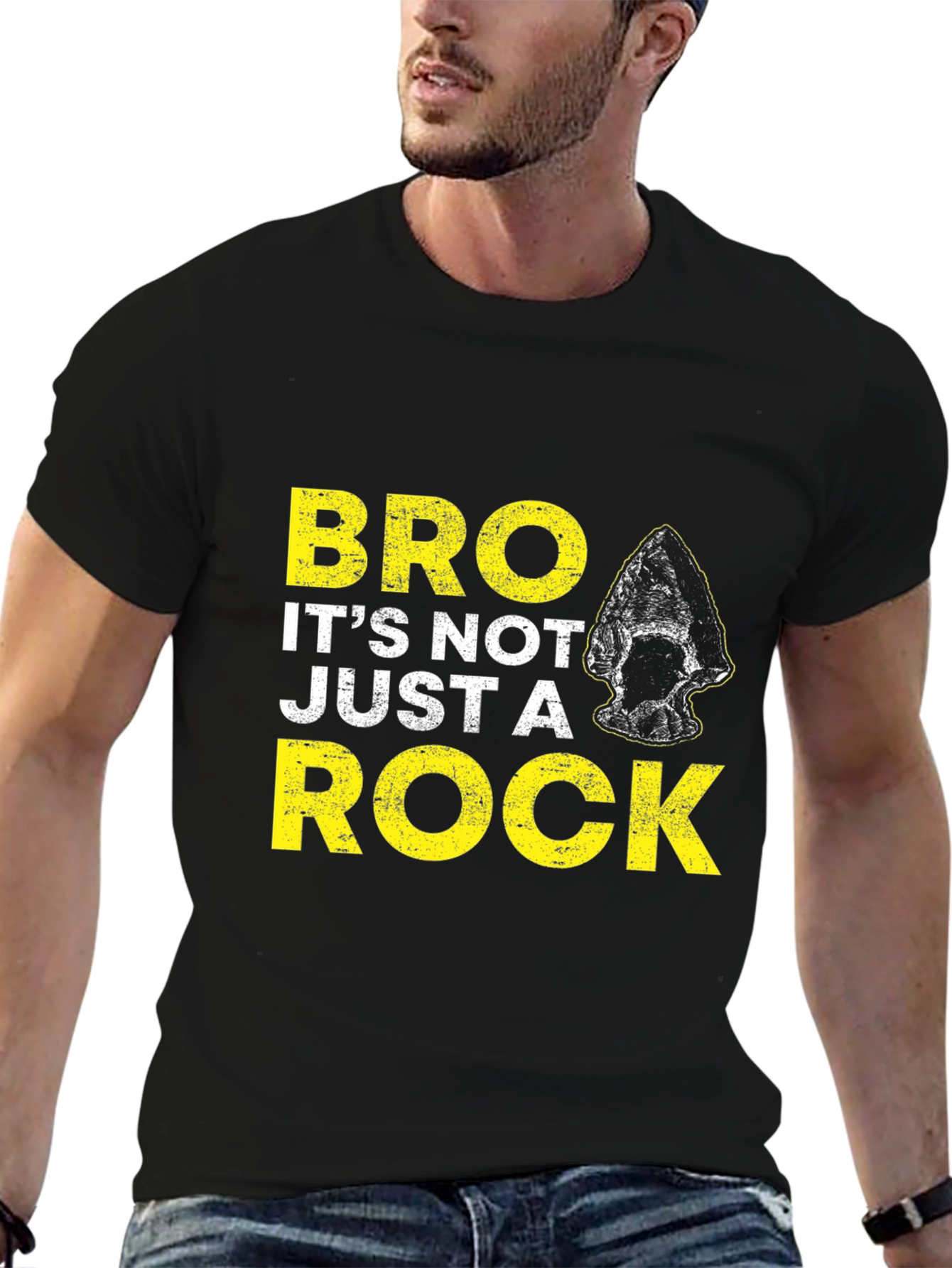 Bro Its Not Just a Rock Graphic T-Shirt