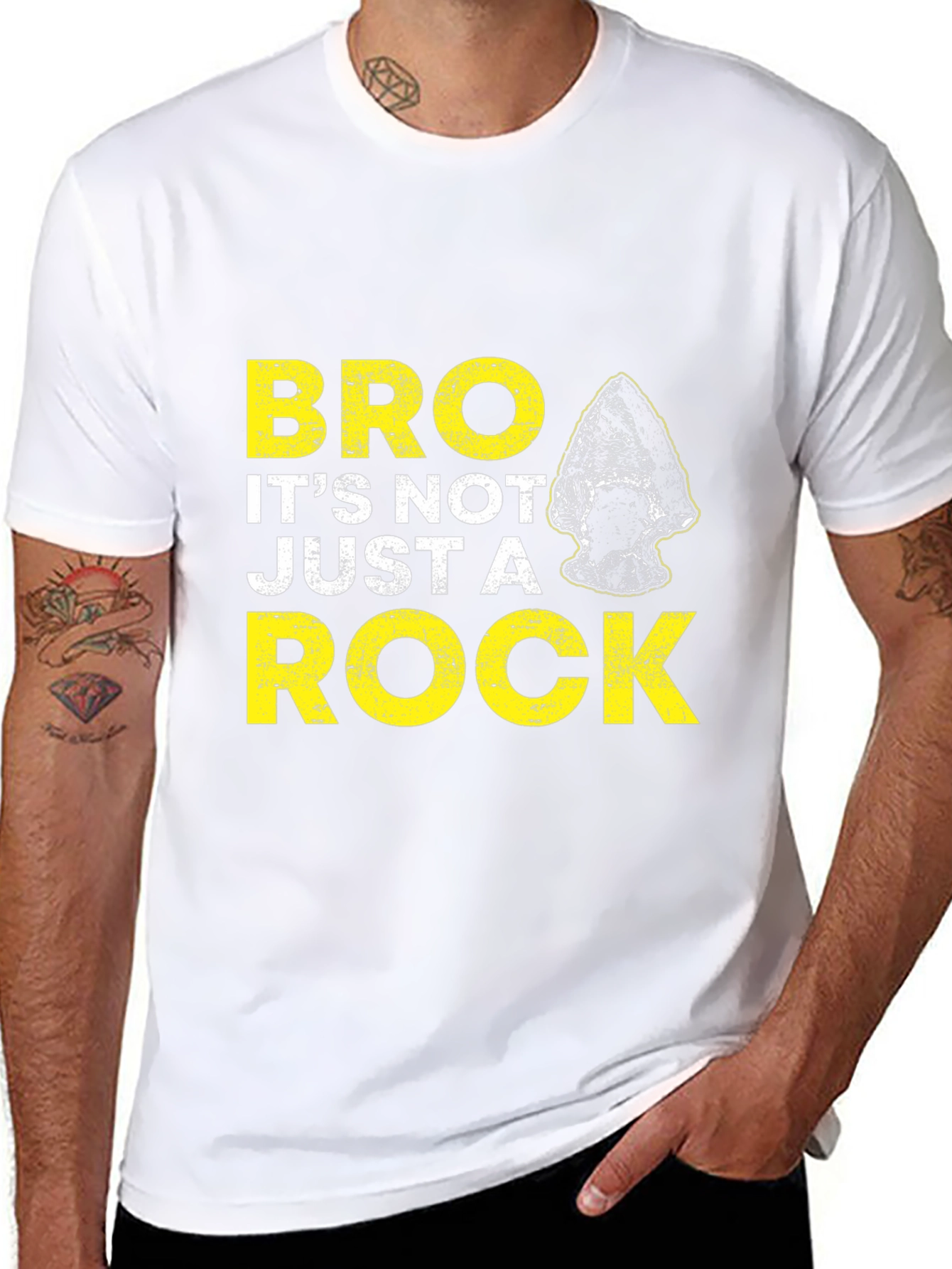 Bro Its Not Just a Rock Graphic T-Shirt