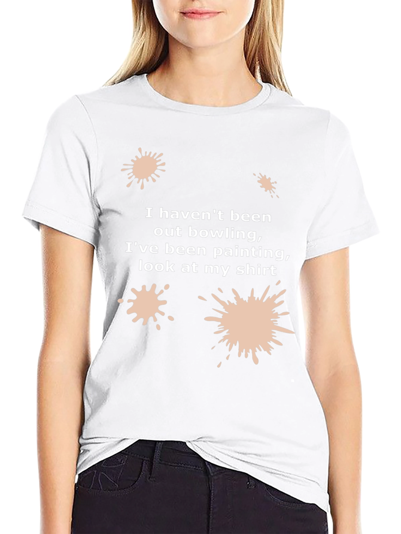 Funny Painter T-Shirt: I Havent Been Bowling