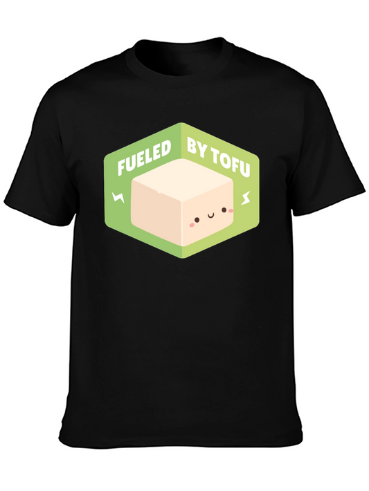 Fueled By Tofu Graphic T-Shirt Vegan Tee
