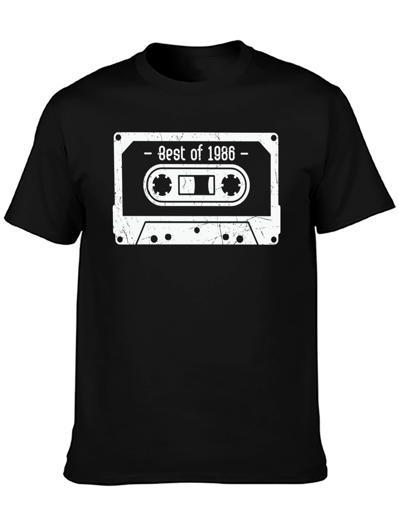 Retro Best of 1986 Cassette Tape Graphic T-Shirt