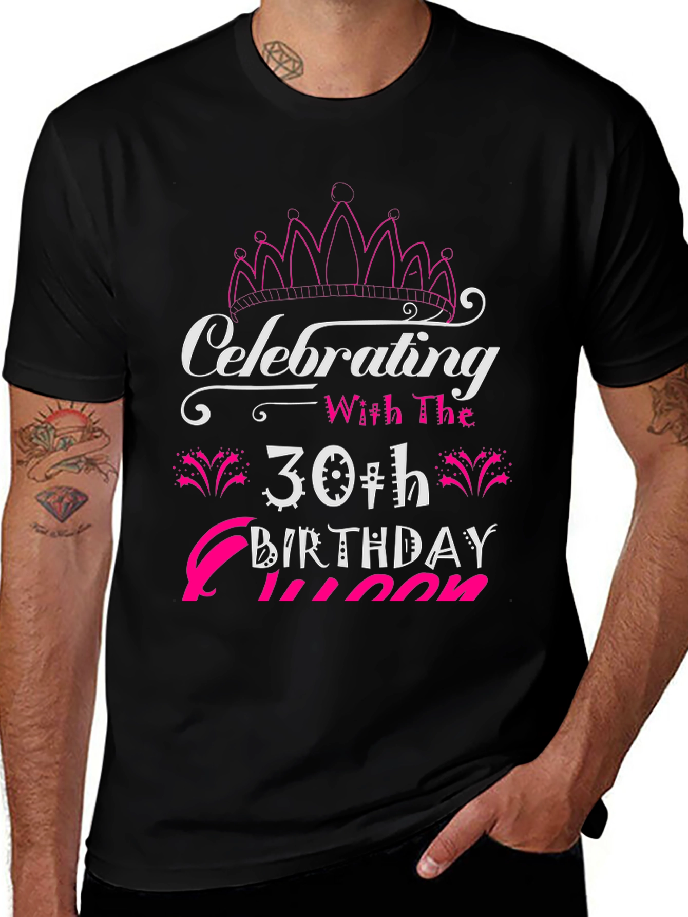 30th Birthday Queen T-Shirt - Celebrating Style